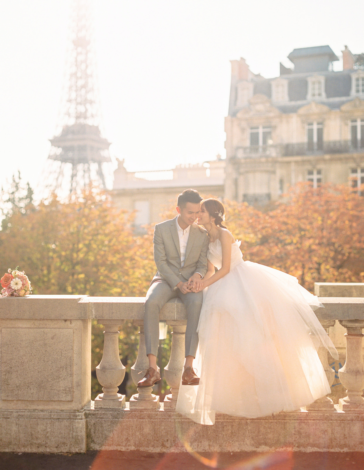 Eiffel Tower Paris Destination Enagement Photography by CHYMO &