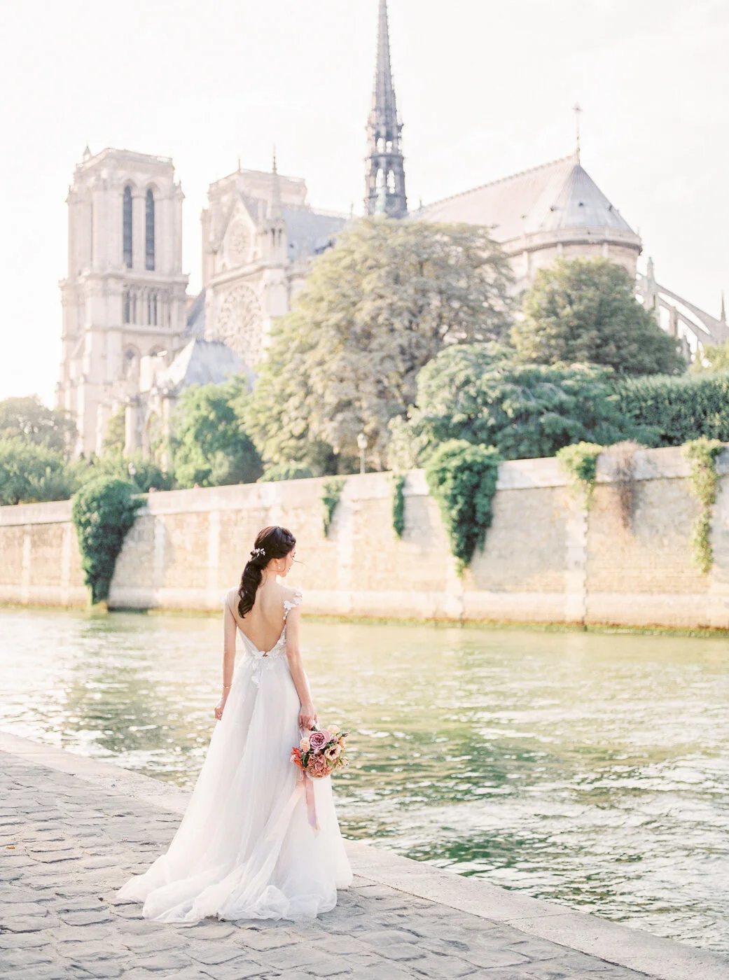 Paris Engagement at Le Seine and Louvre | Million &amp; Chuan