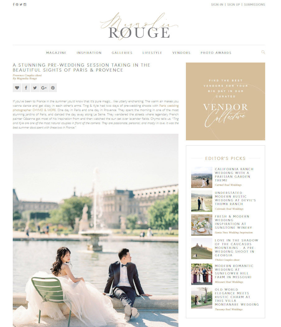 Ting & Kyle | Destination Pre-Wedding Session in Provence — CHYMO ...