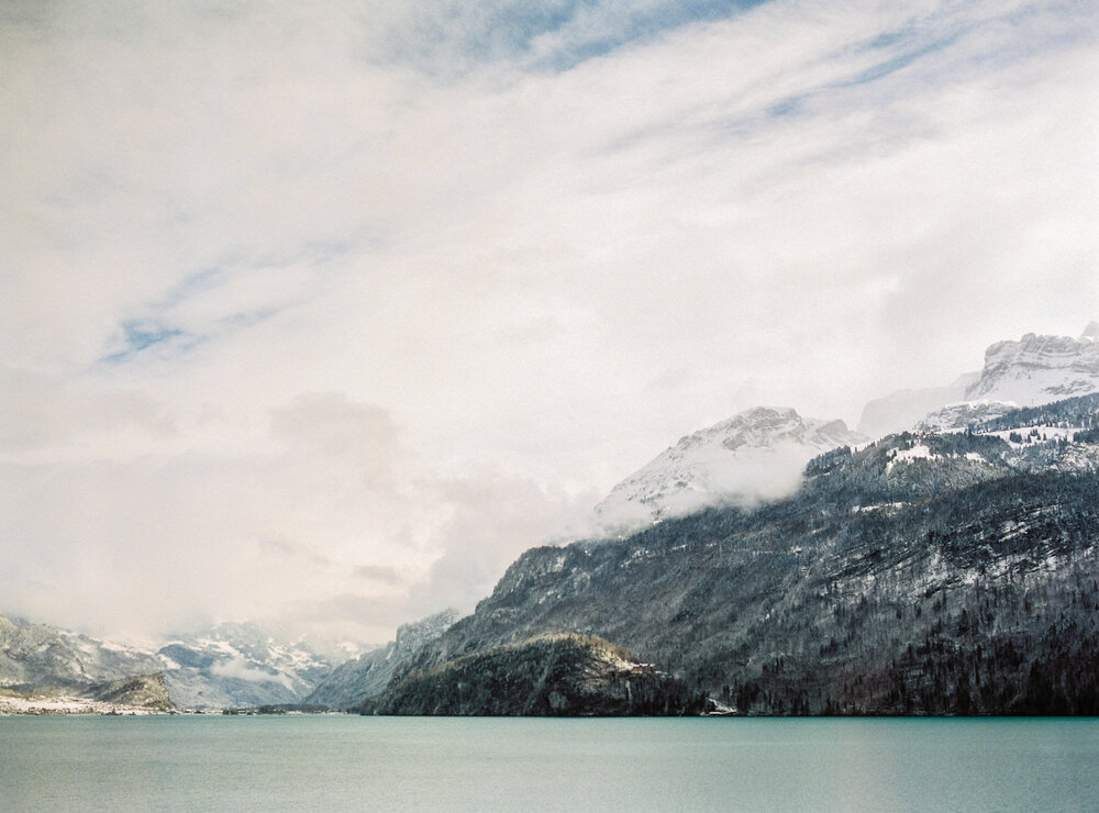 Brienz lake seen from Inselwald, Switzerland