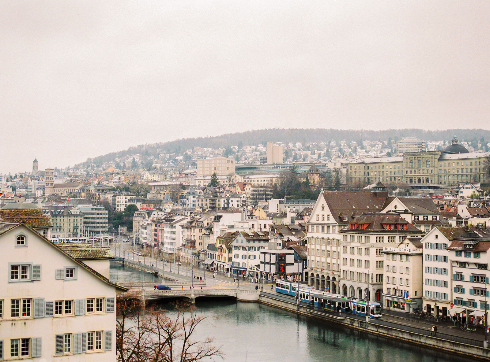 Zurich old town, shot on medium format film