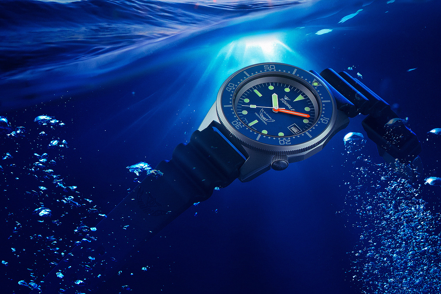 Produktová fotografia, reklamná fotografia, hodinky, Squale