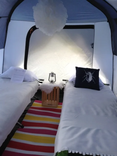 Ticket + Adventure Camping for 1 - We Set Up Your Tent!