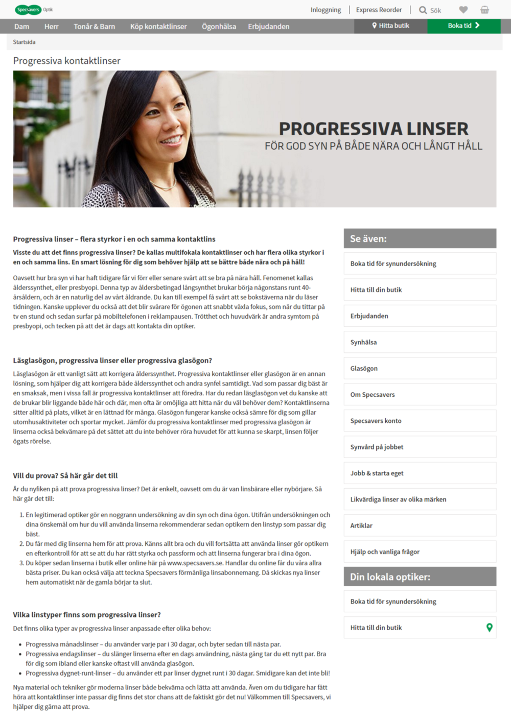 Progressiva linser, artikel av Ida Sjöholm, copywriter, Göteborg