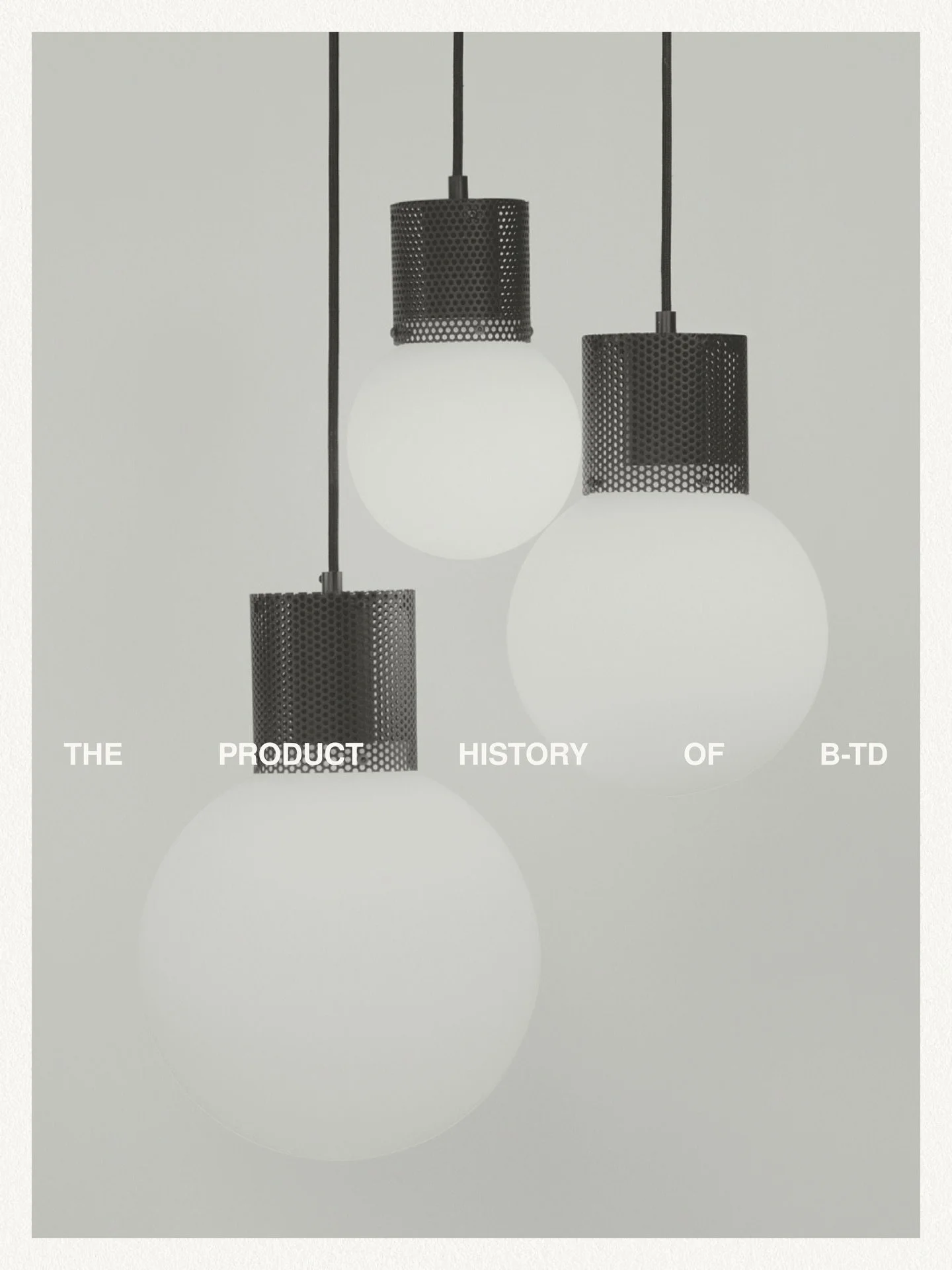 Where it all began. 

These early B-TD pieces mark the starting point of the studio. A series of explorations into material, form, and process. While many of these products are no longer in production, they established the foundations of how we desig