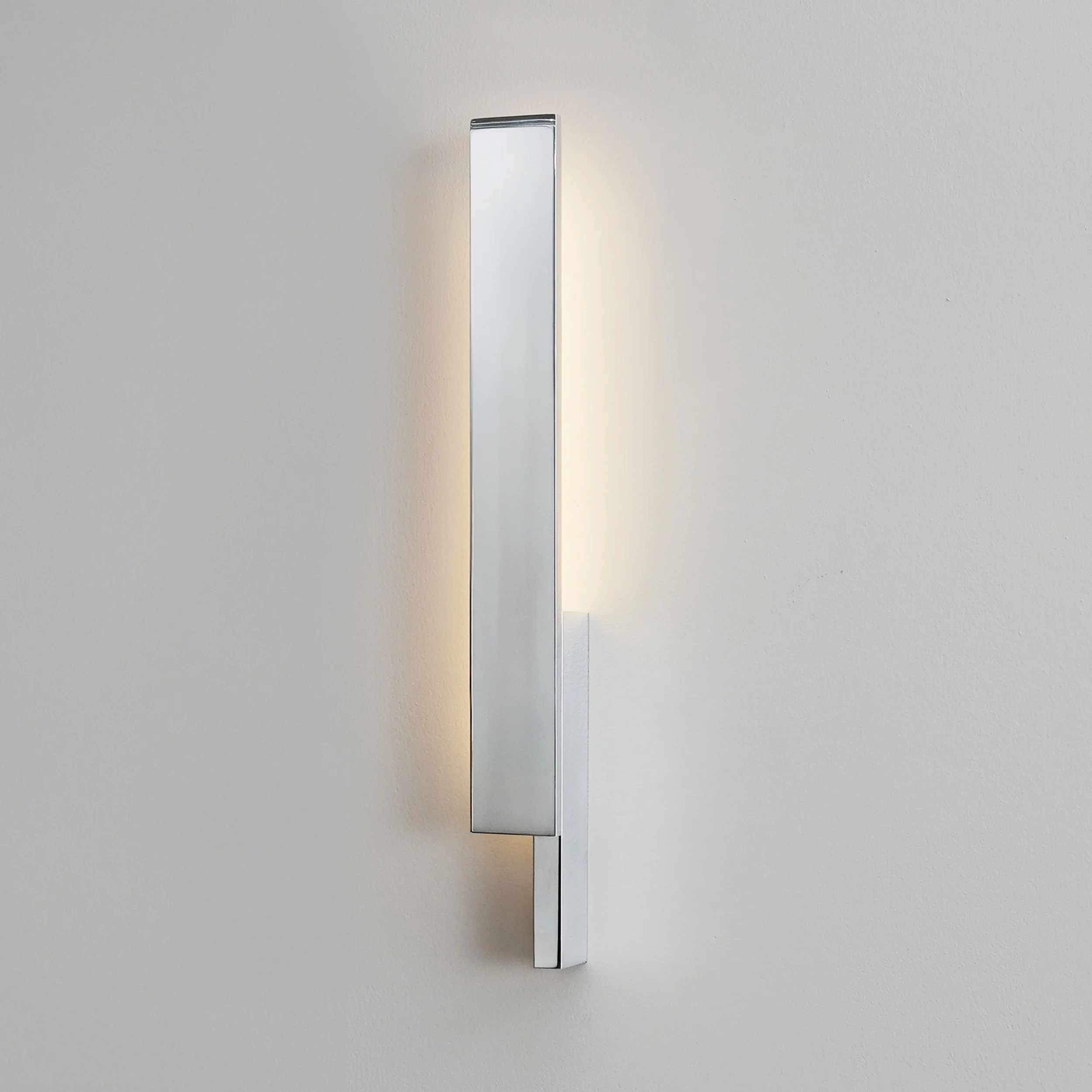 Bloc Wall Sconce — Polished Aluminium