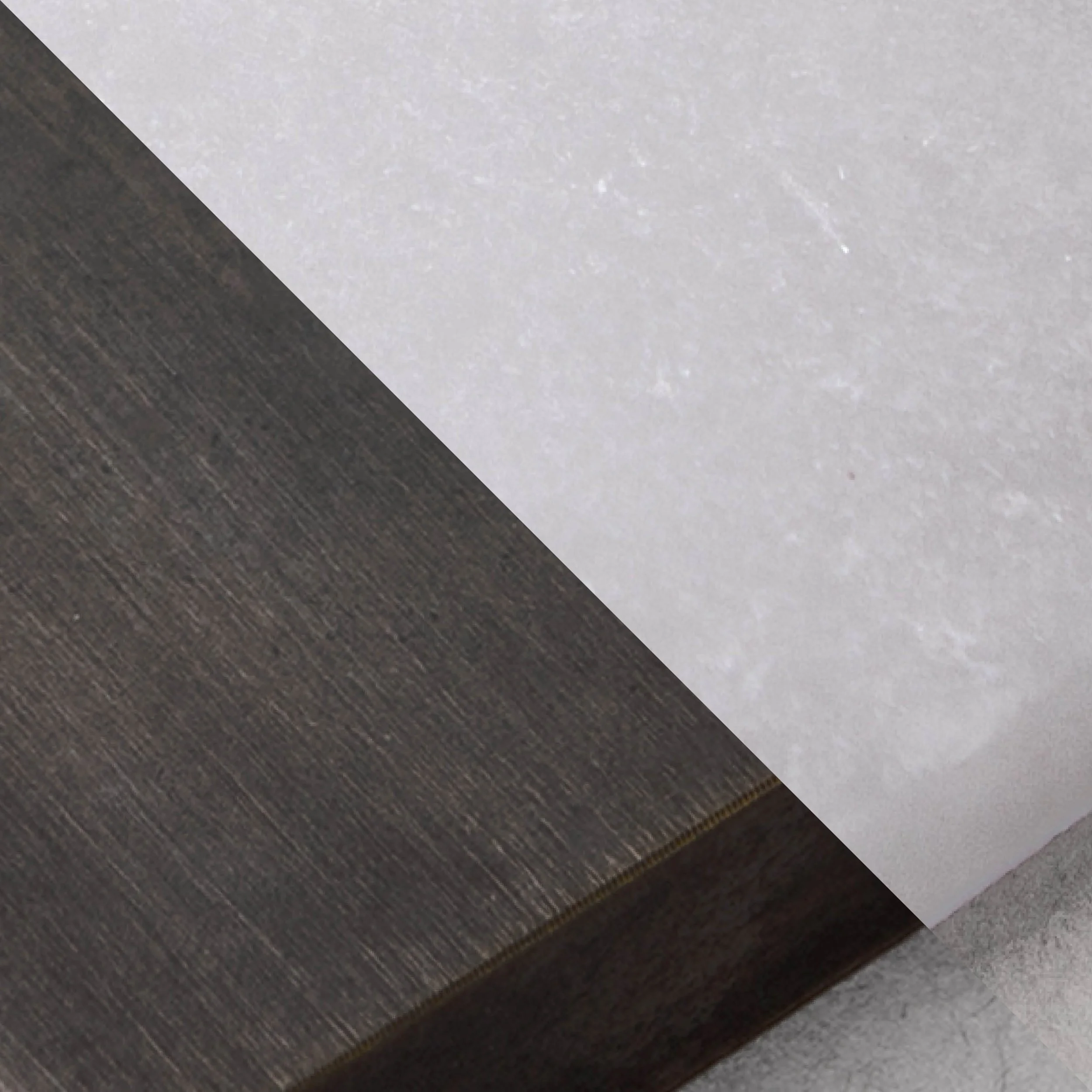 Blackened Brass + Alabaster