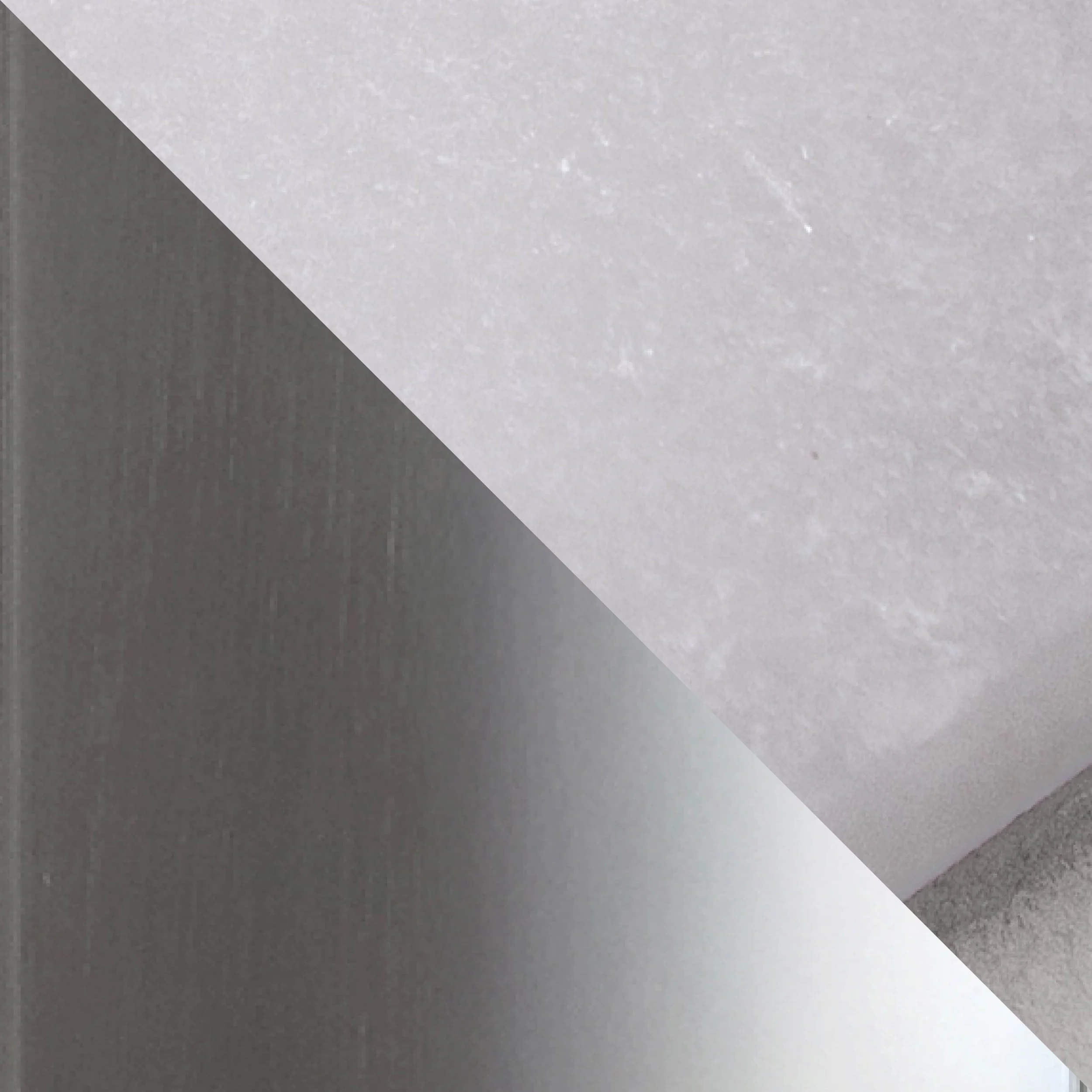 Polished Aluminium + Alabaster