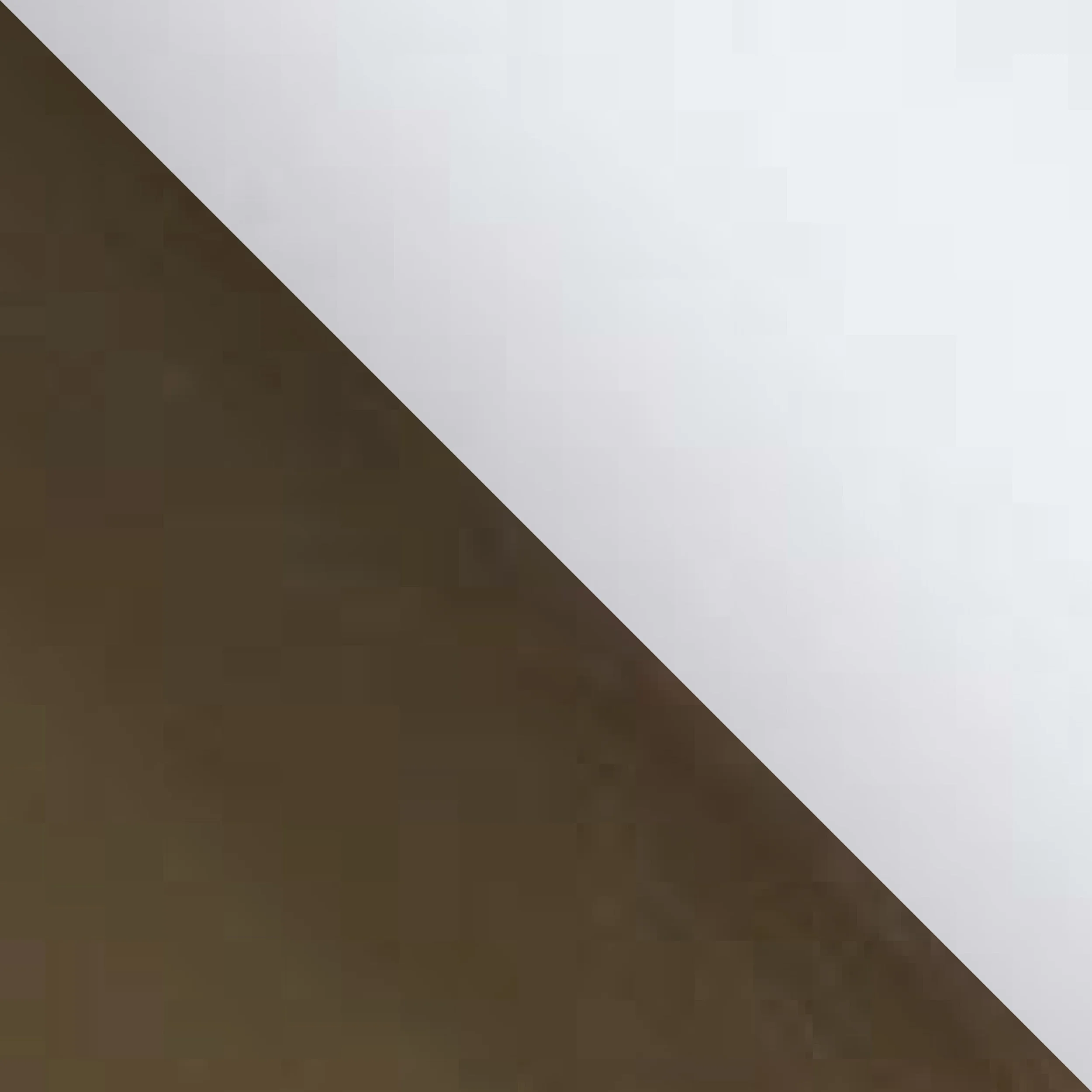 Bronzed Brass &amp; Powder-coat White