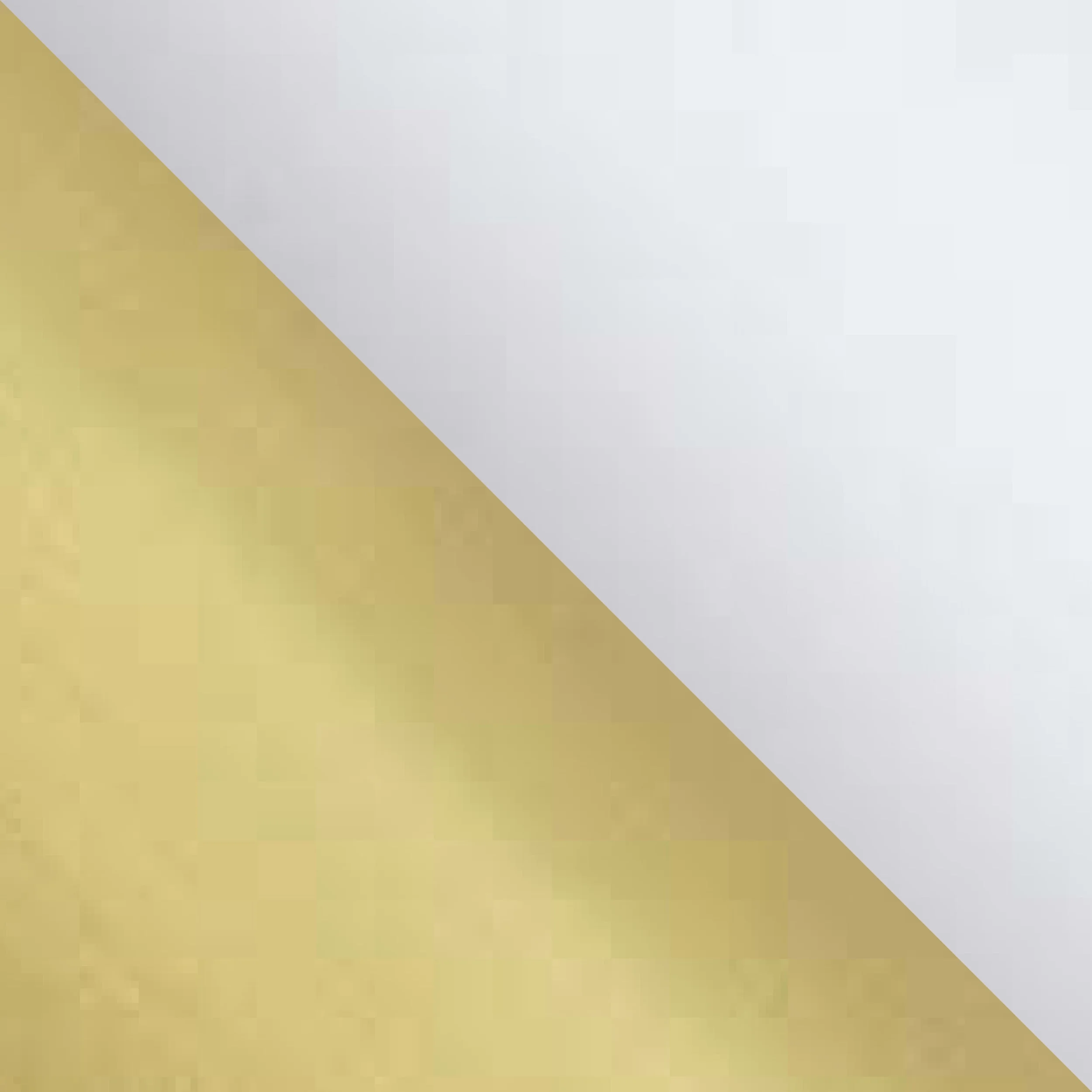 Brushed Brass &amp; Powder-coat White