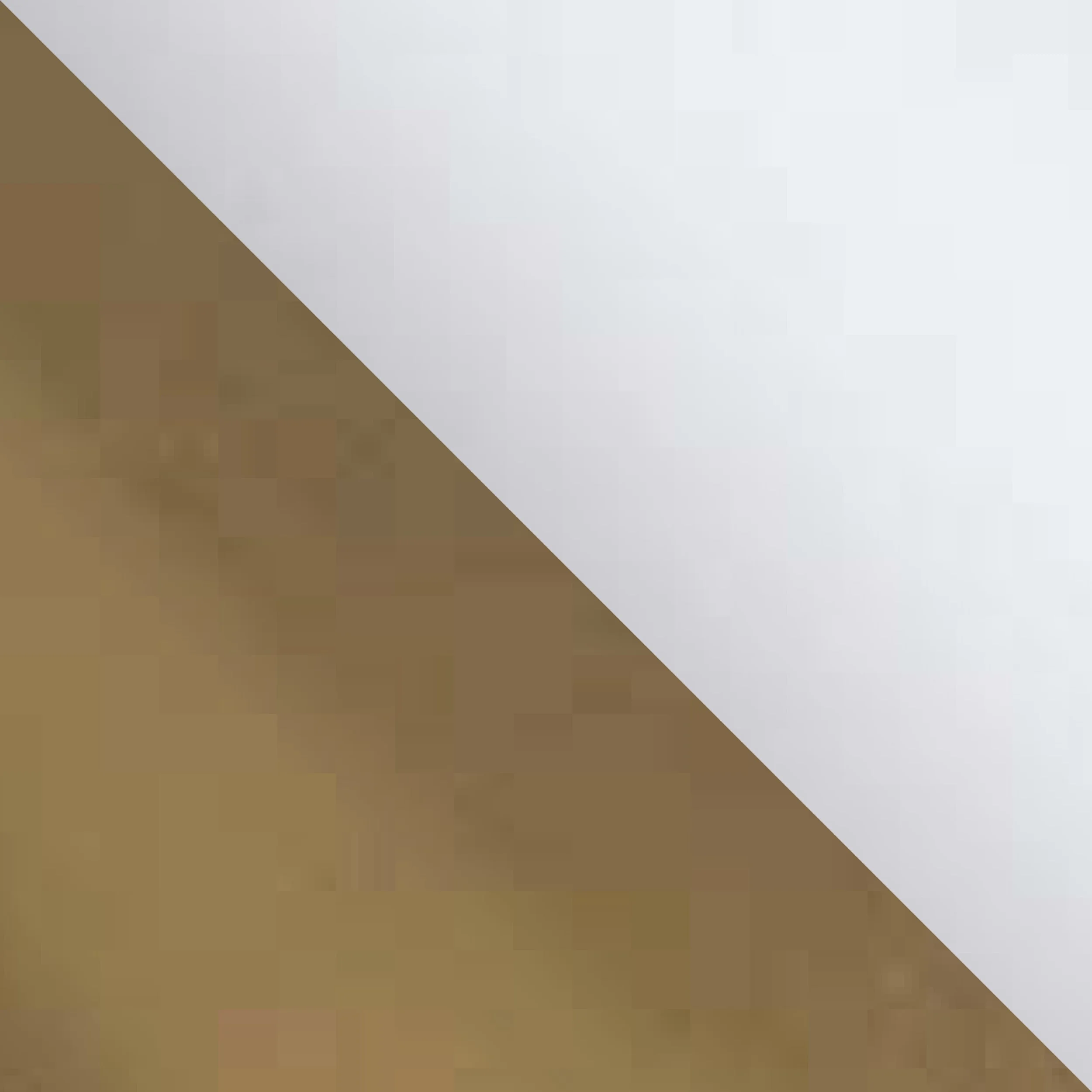 Aged Brass &amp; Powder-coat White