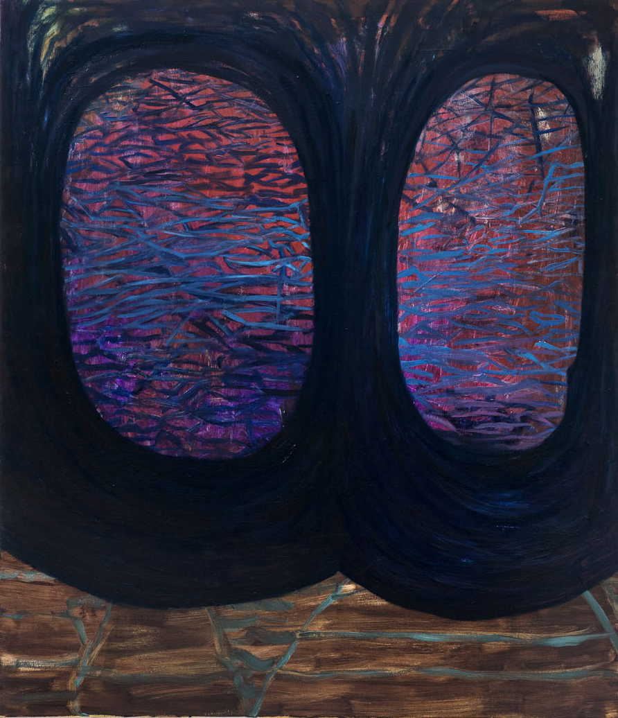 Ohne Titel, Öl auf Leinwand, 150 x 130 cm, 2017