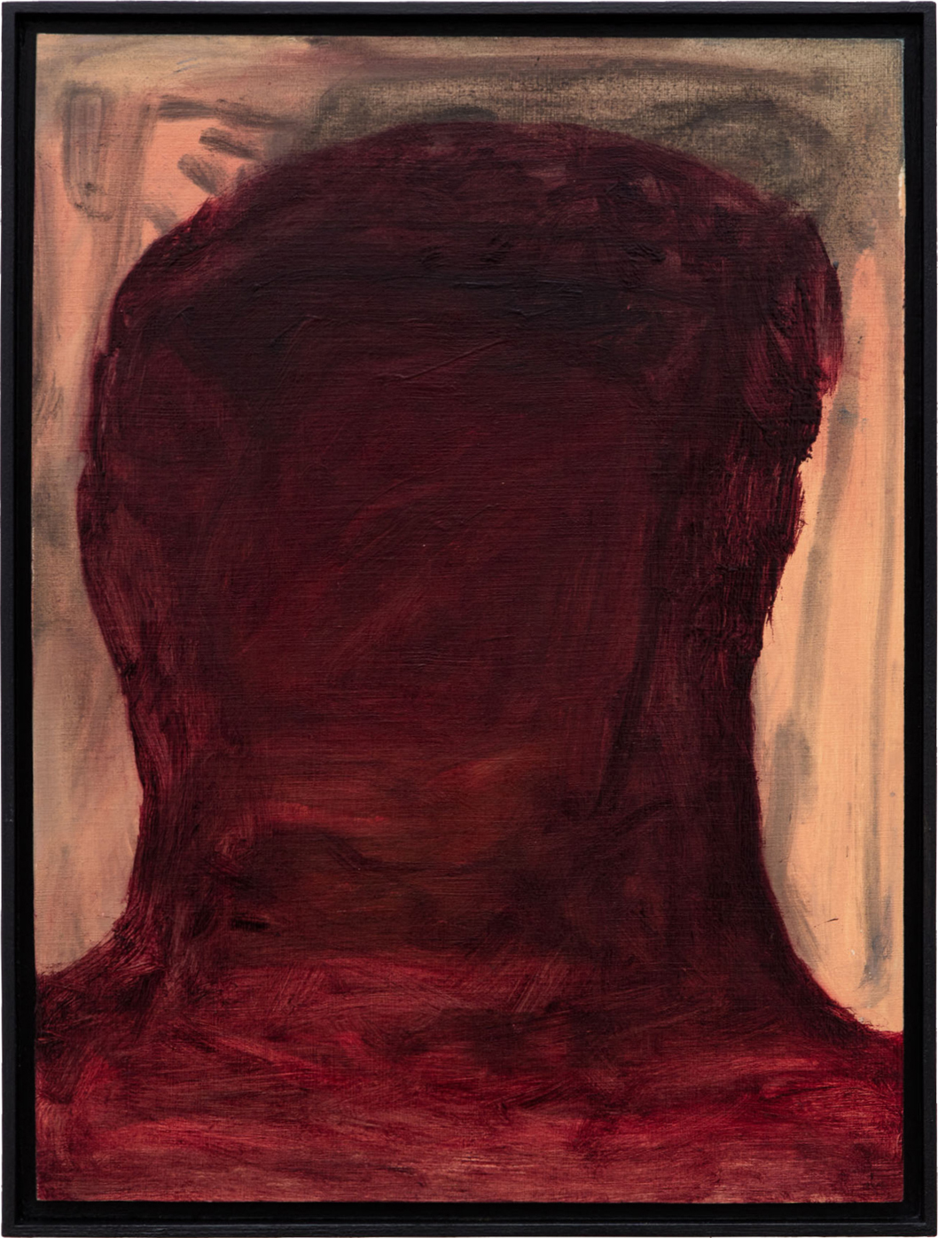 Ohne Titel, Öl auf Papier auf MDF in Künstlerrahmen, 39,6 x 29,6 cm, 2019