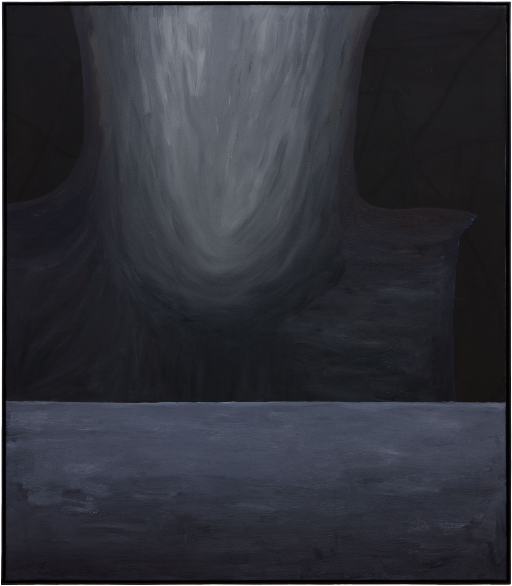 Ohne Titel, Öl auf Leinwand in Künstlerrahmen, 150 x 130 cm, 2019