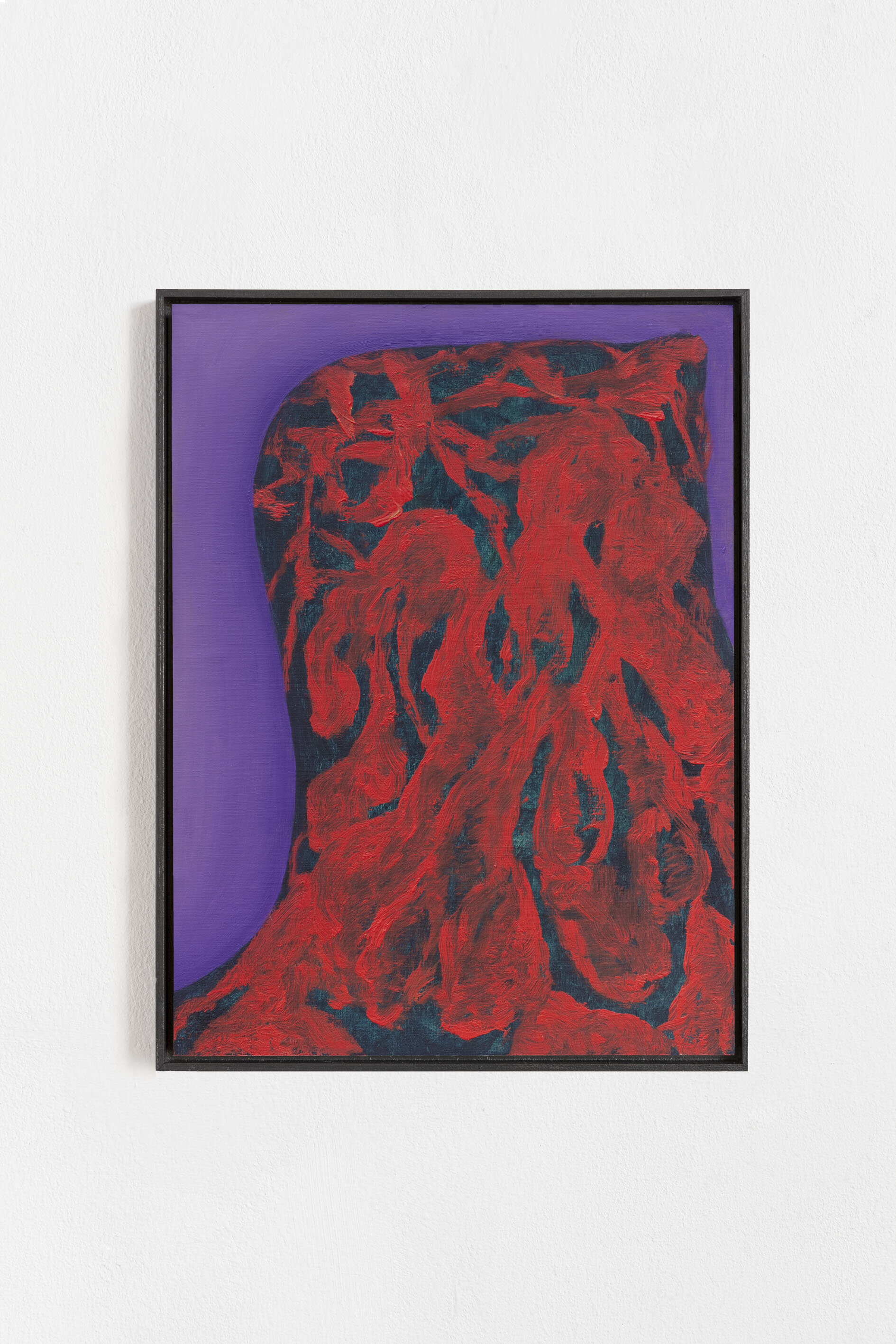 Ohne Titel, Öl auf Papier auf MDF in Künstlerrahmen, 39,6 x 29,6 cm, 2021