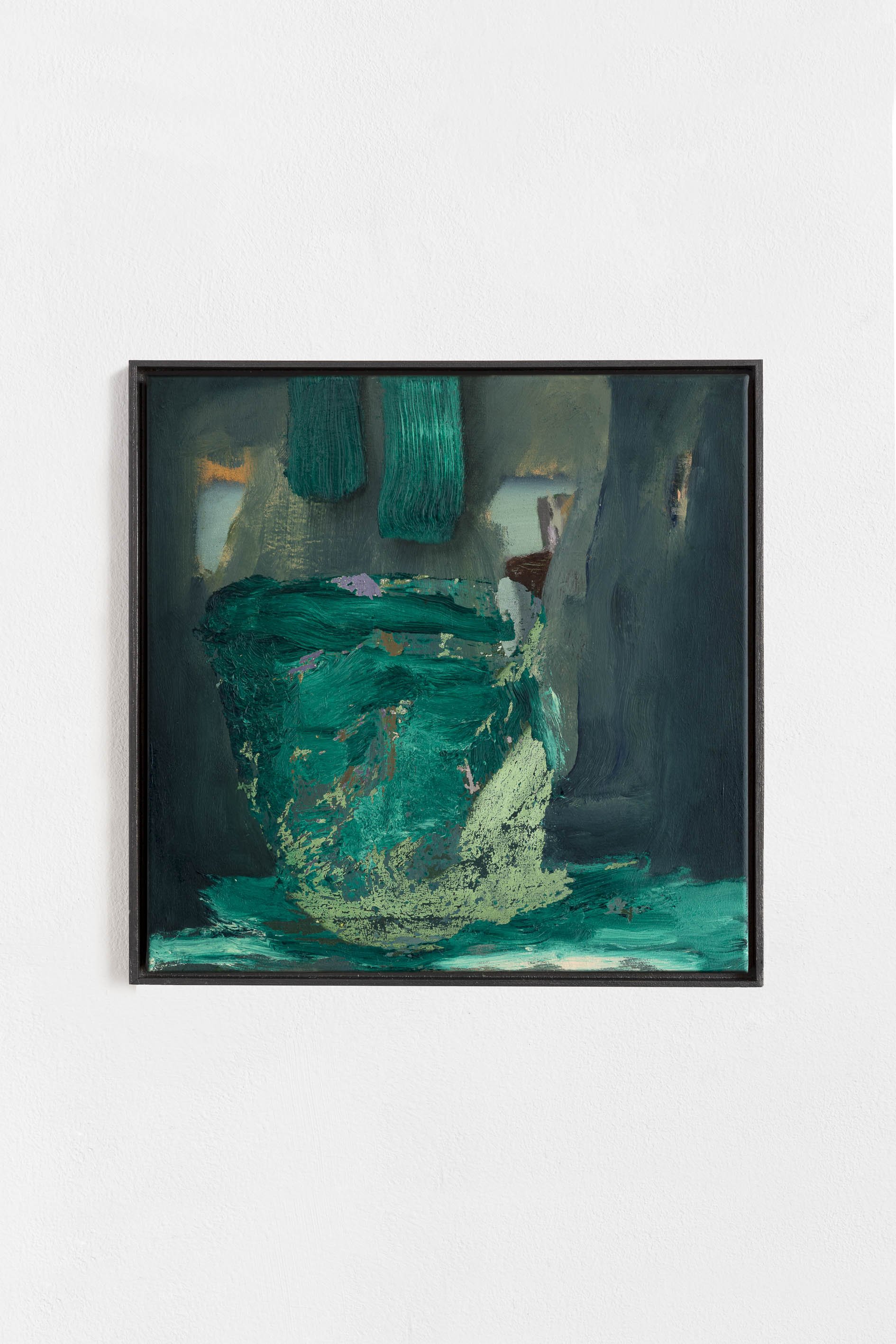 Ohne Titel, Öl auf Leinwand in Künstlerrahmen, 45 x 45 cm, 2023