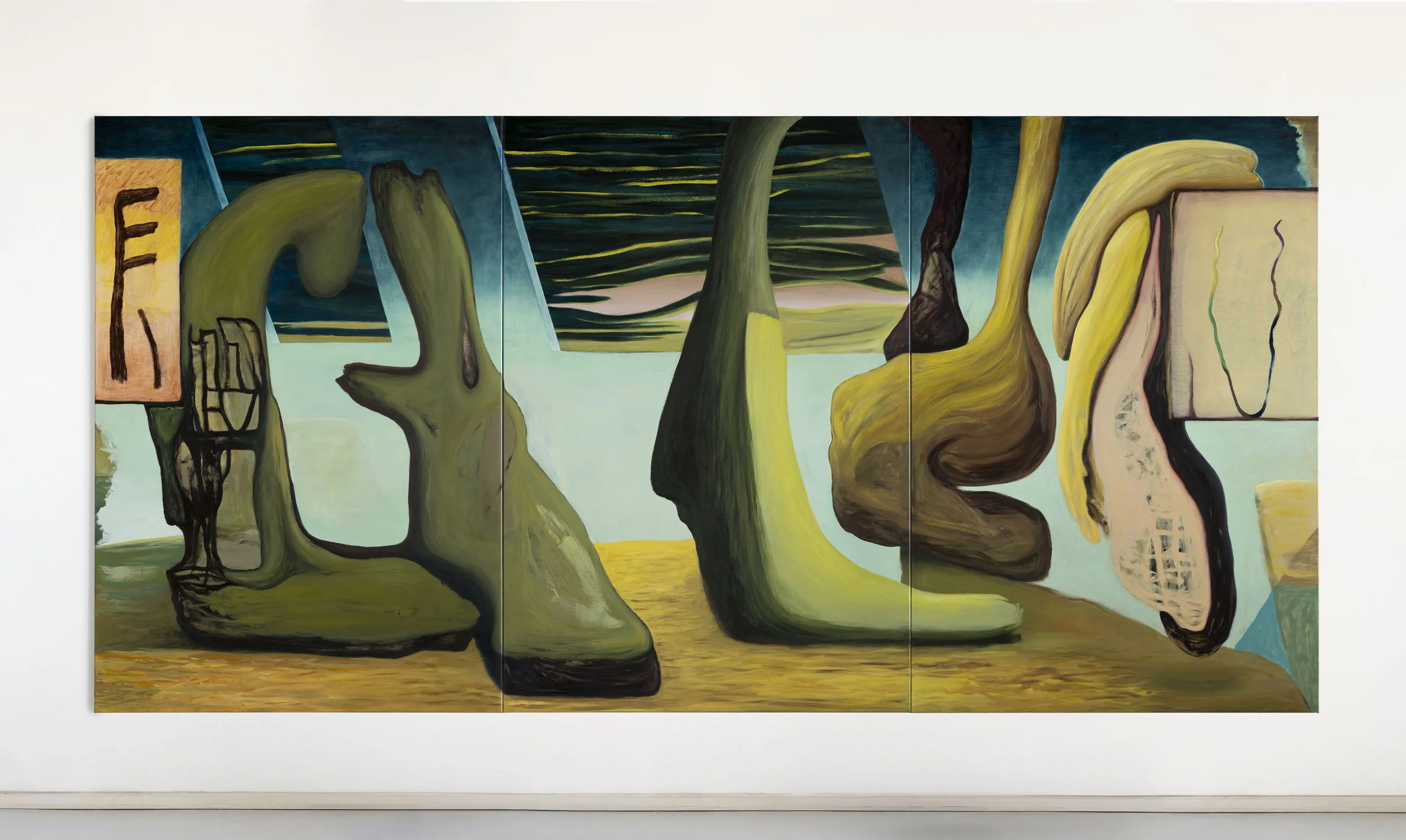 Untitled, oil on canvas, 190 x 390 cm, 2026