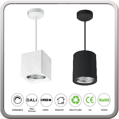 1,2m kabel(bildet ser disse kortere ut en i virkeligheten). LUX Suspended downlight spesifikasjoner (trykk her). 
