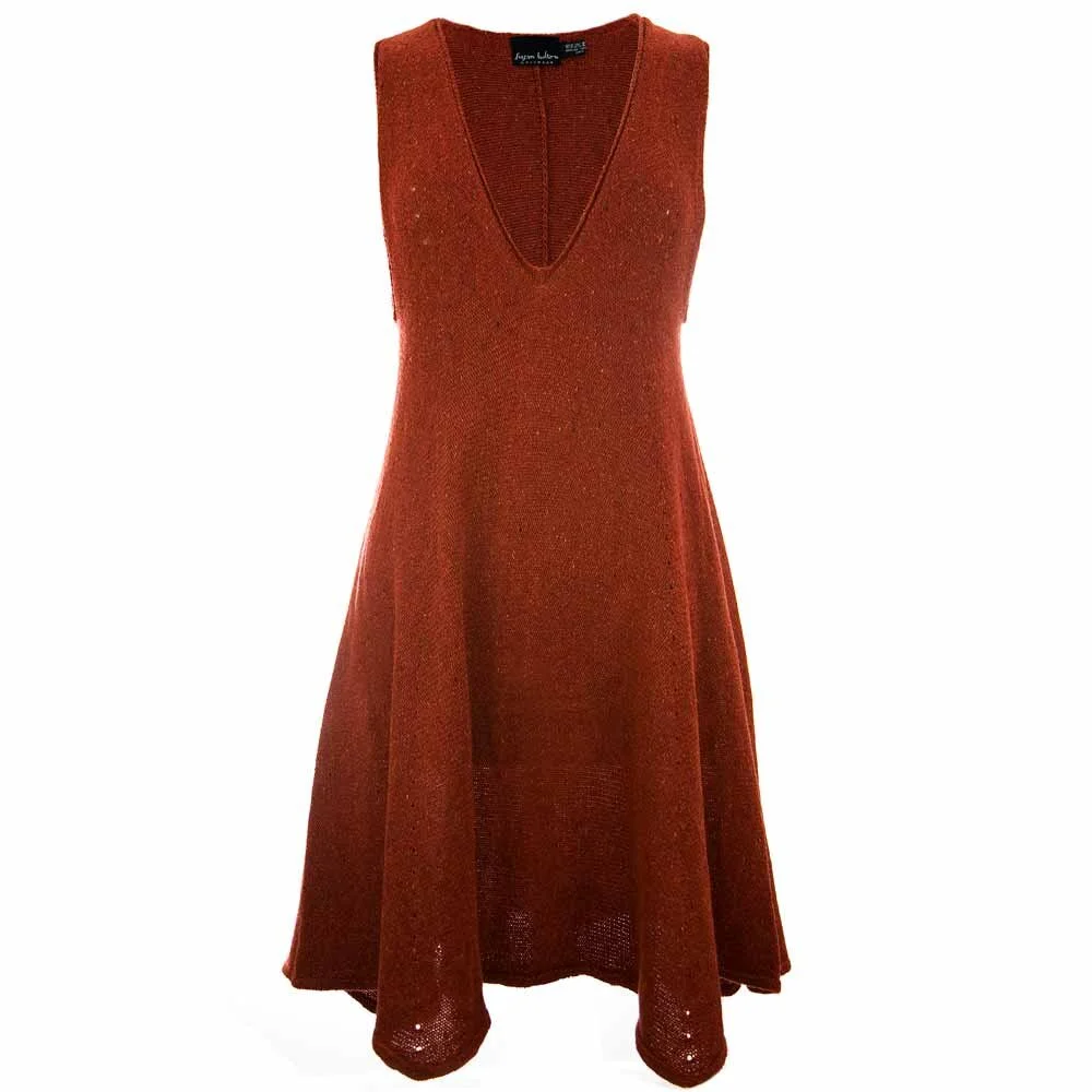 Knitted swing sweater dress or jumper dress  Susan Holton Knitwear