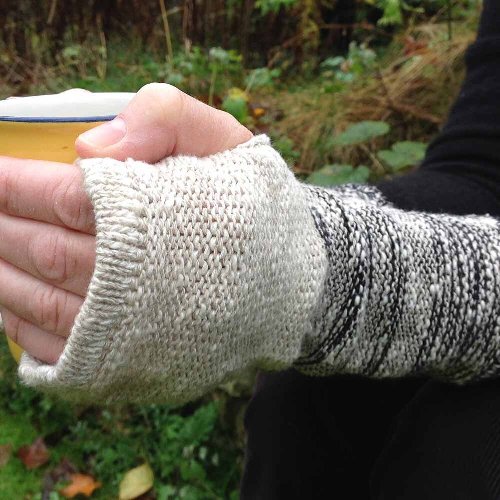wrist warmers felted gloves womens arm warmers blue fingerless mittens wool mittens Accessories Gloves & Mittens Mittens & Muffs 