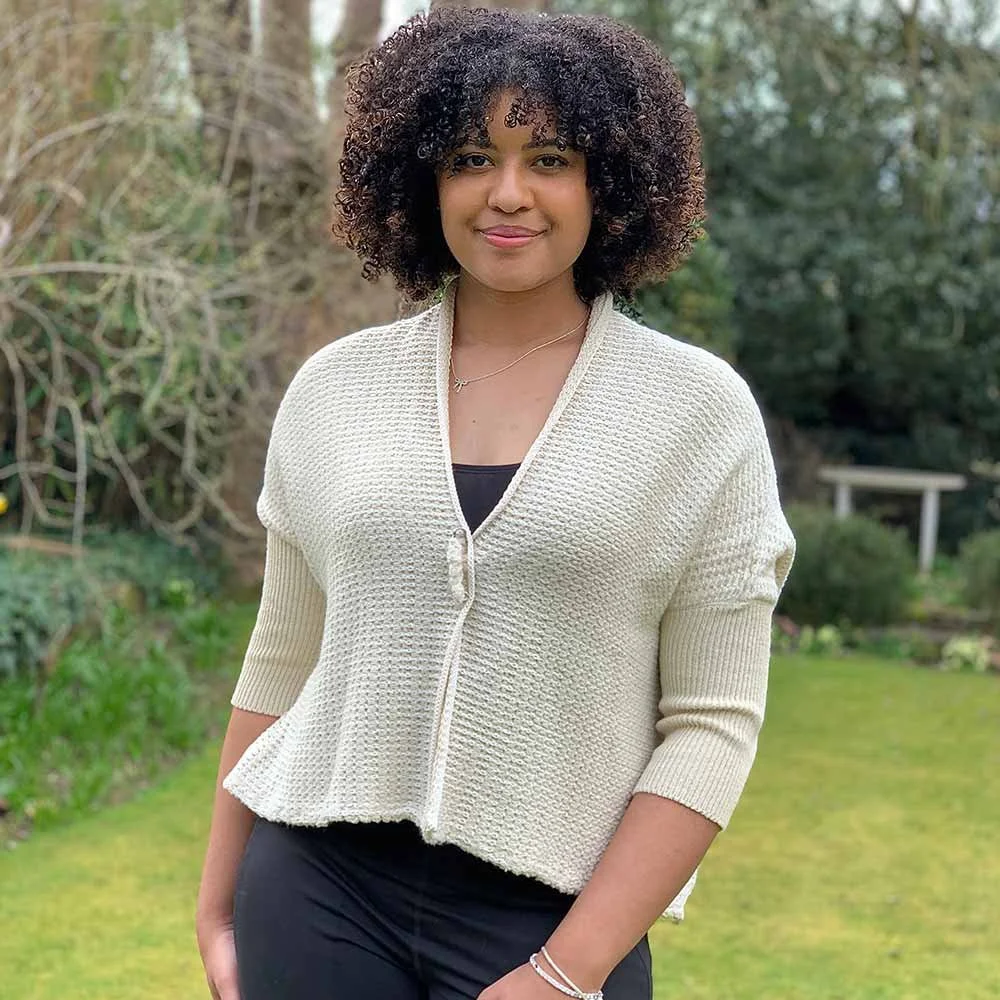 Lightweight Cardigan Light Cream Cardigan Women's Cropped Cream