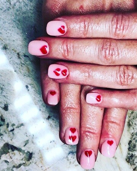 Valentine Mani #nails #valentinesnails #nailstagram