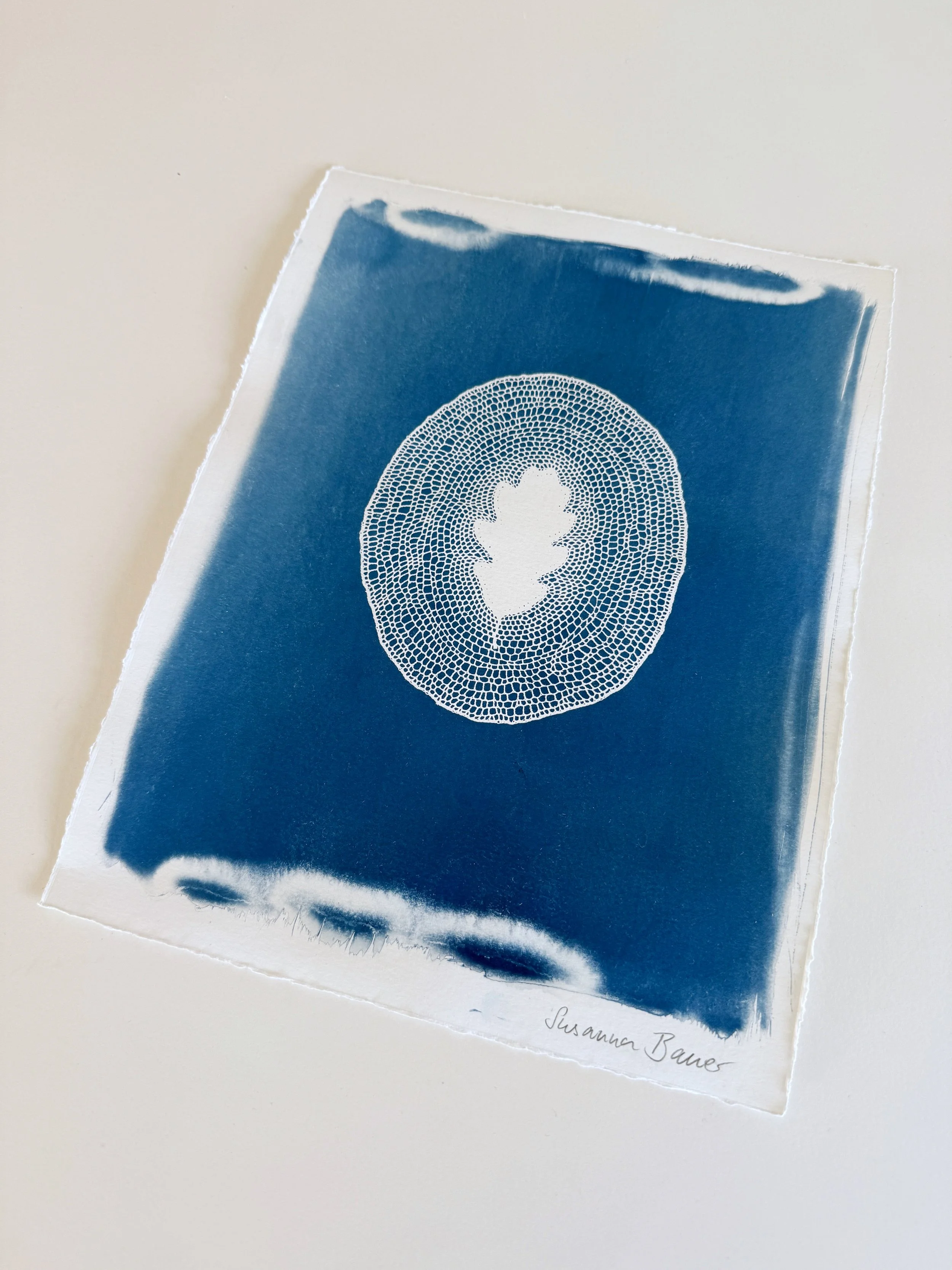 Susanna Bauer - Time (Autumn 2024) print #52 (side view), cyanotype on watercolour paper, 30 H x 22.8 W cm (photo_Susanna Bauer).jpg