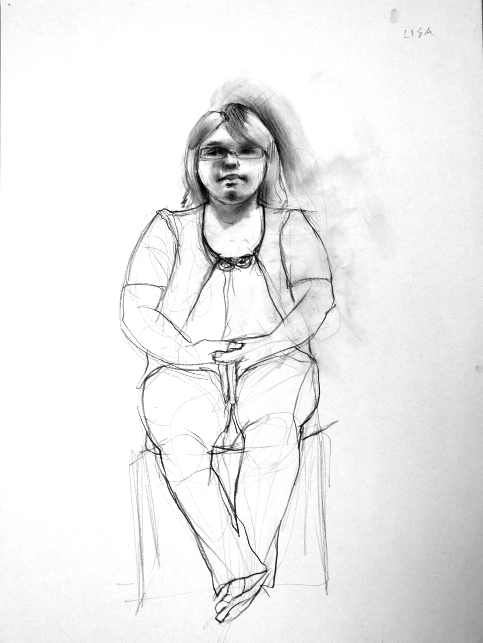  charcoal on paper  18 x 24 inches 