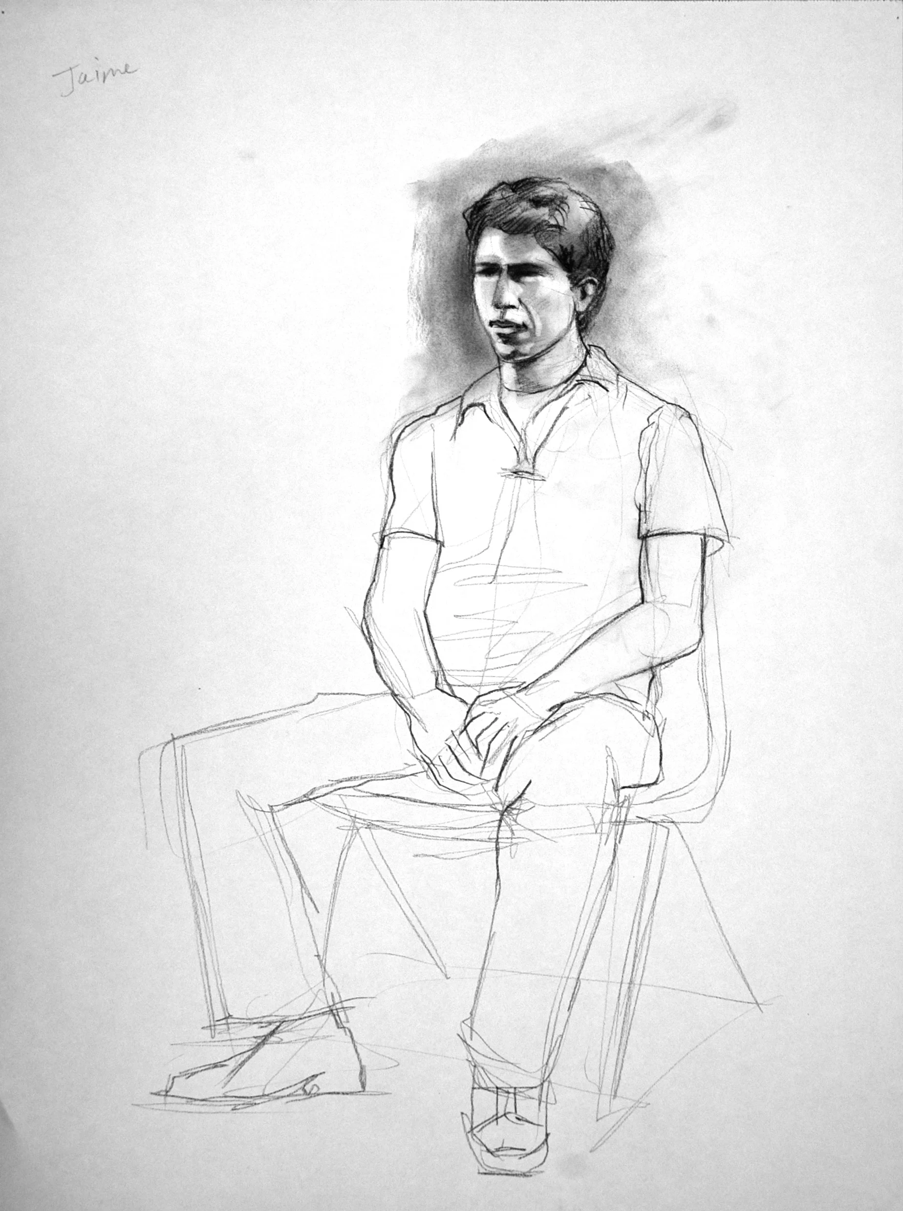  charcoal on paper  18 x 24 inches 