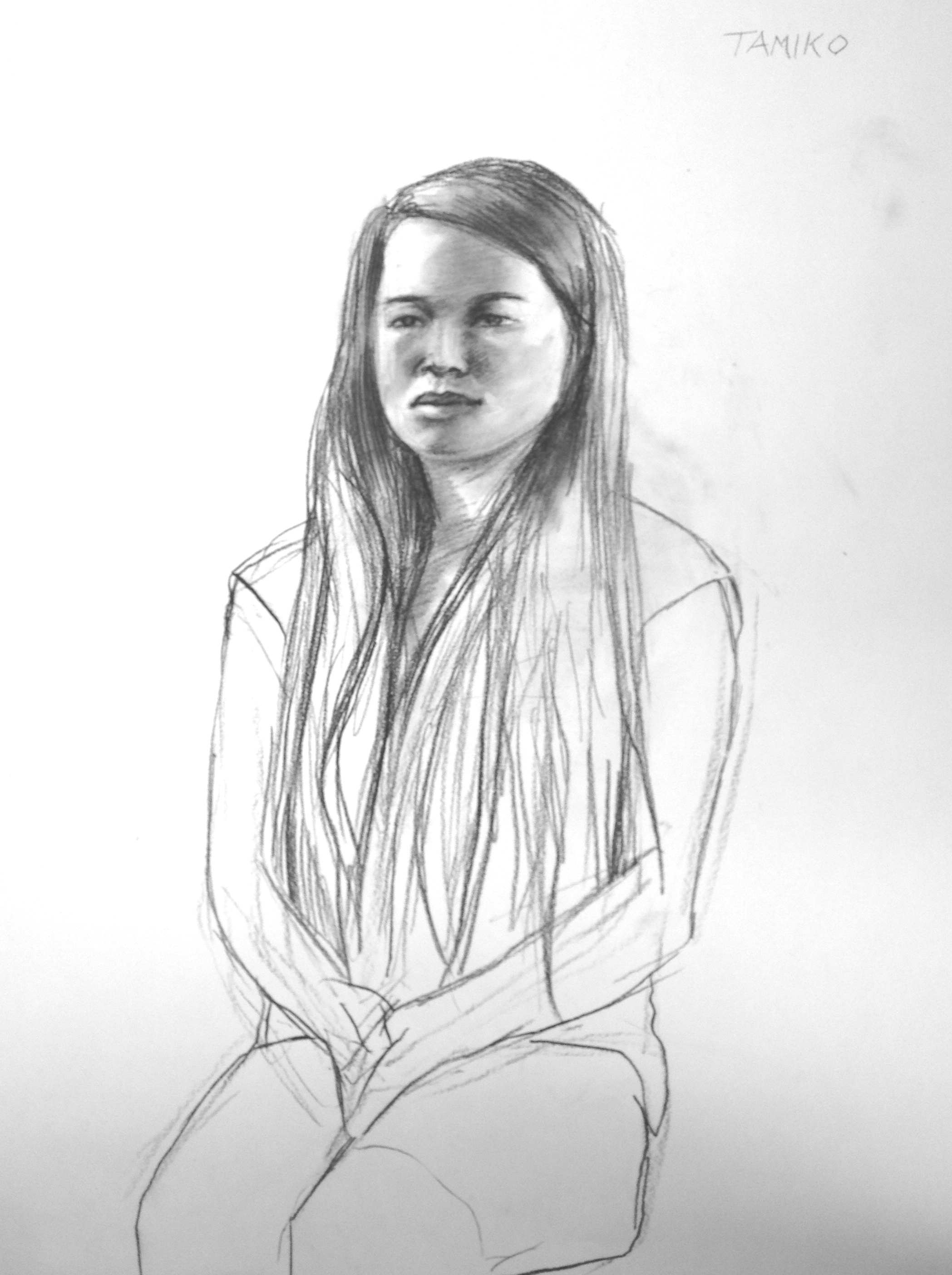  charcoal on paper  18 x 24 inches 
