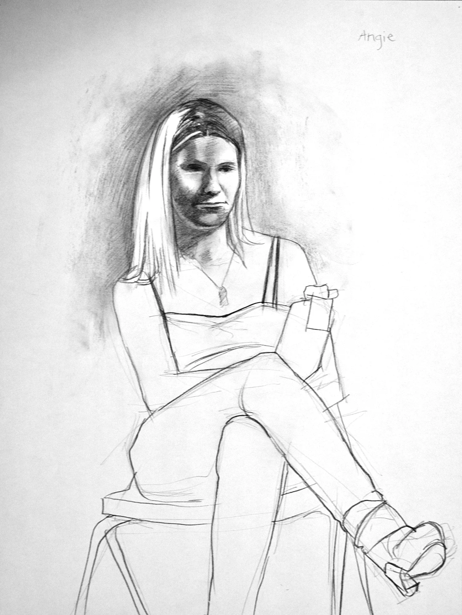  charcoal on paper  18 x 24 inches 