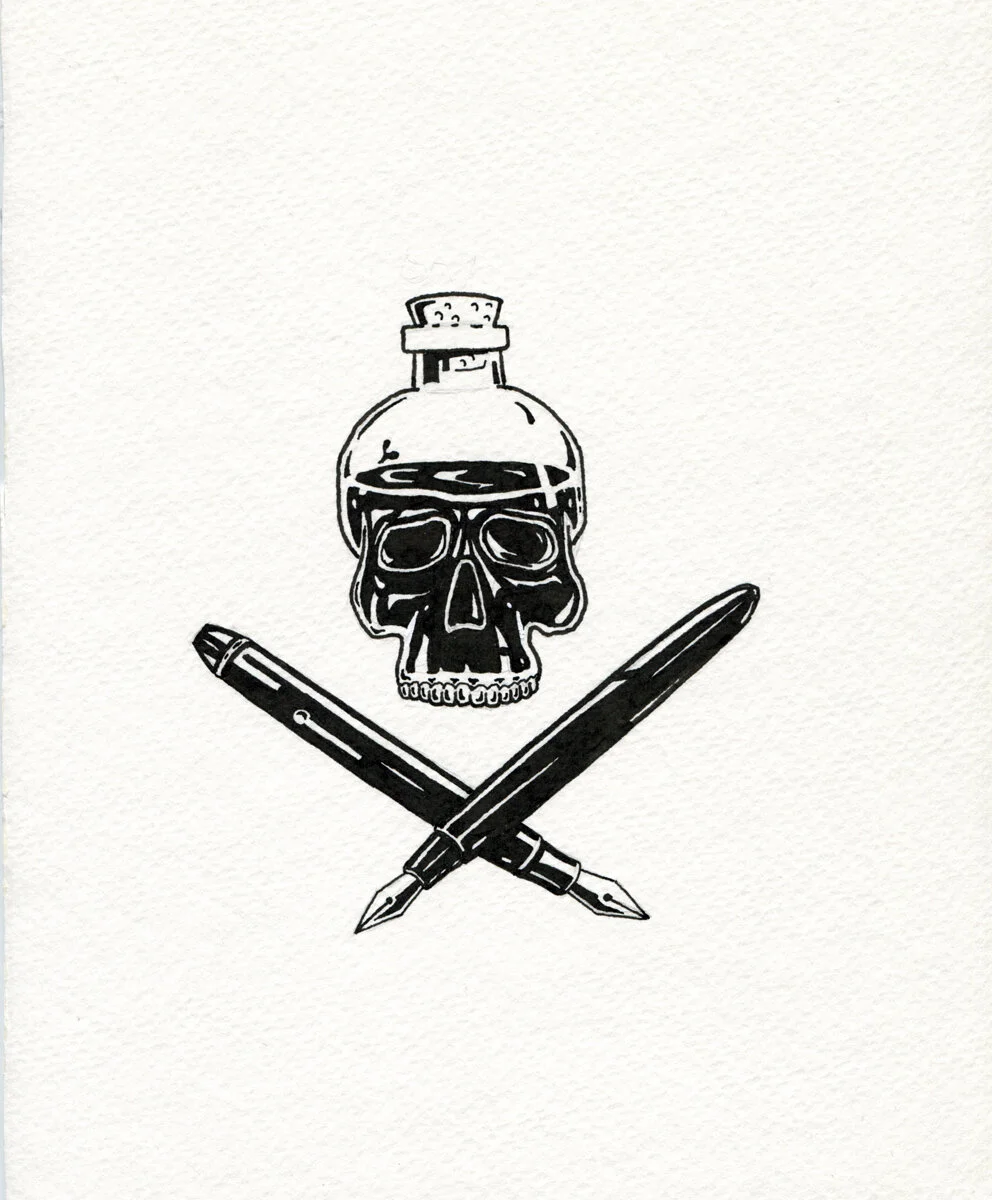 Skull &amp; Pen Bones