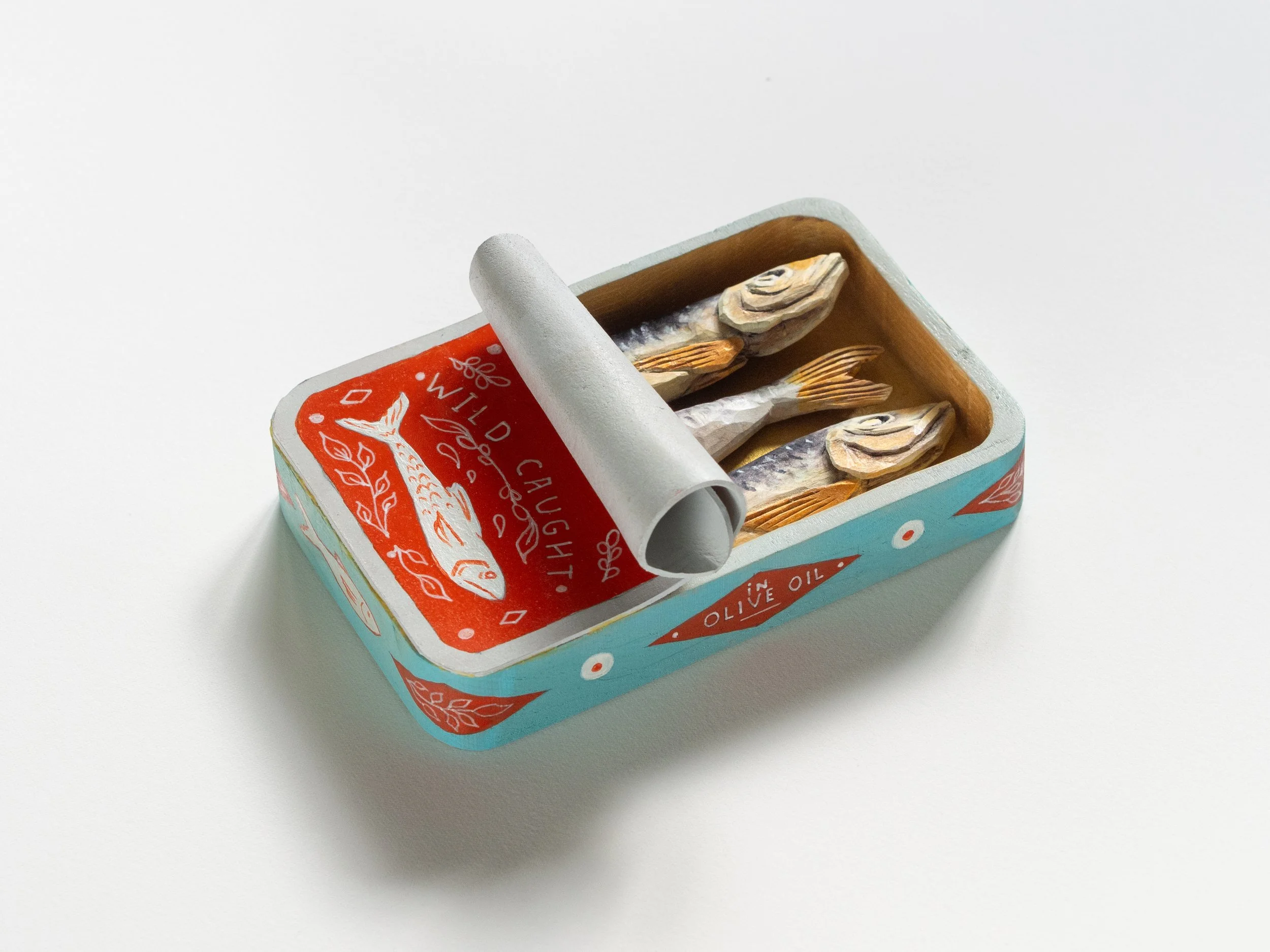 Whittled Sardines & Tin