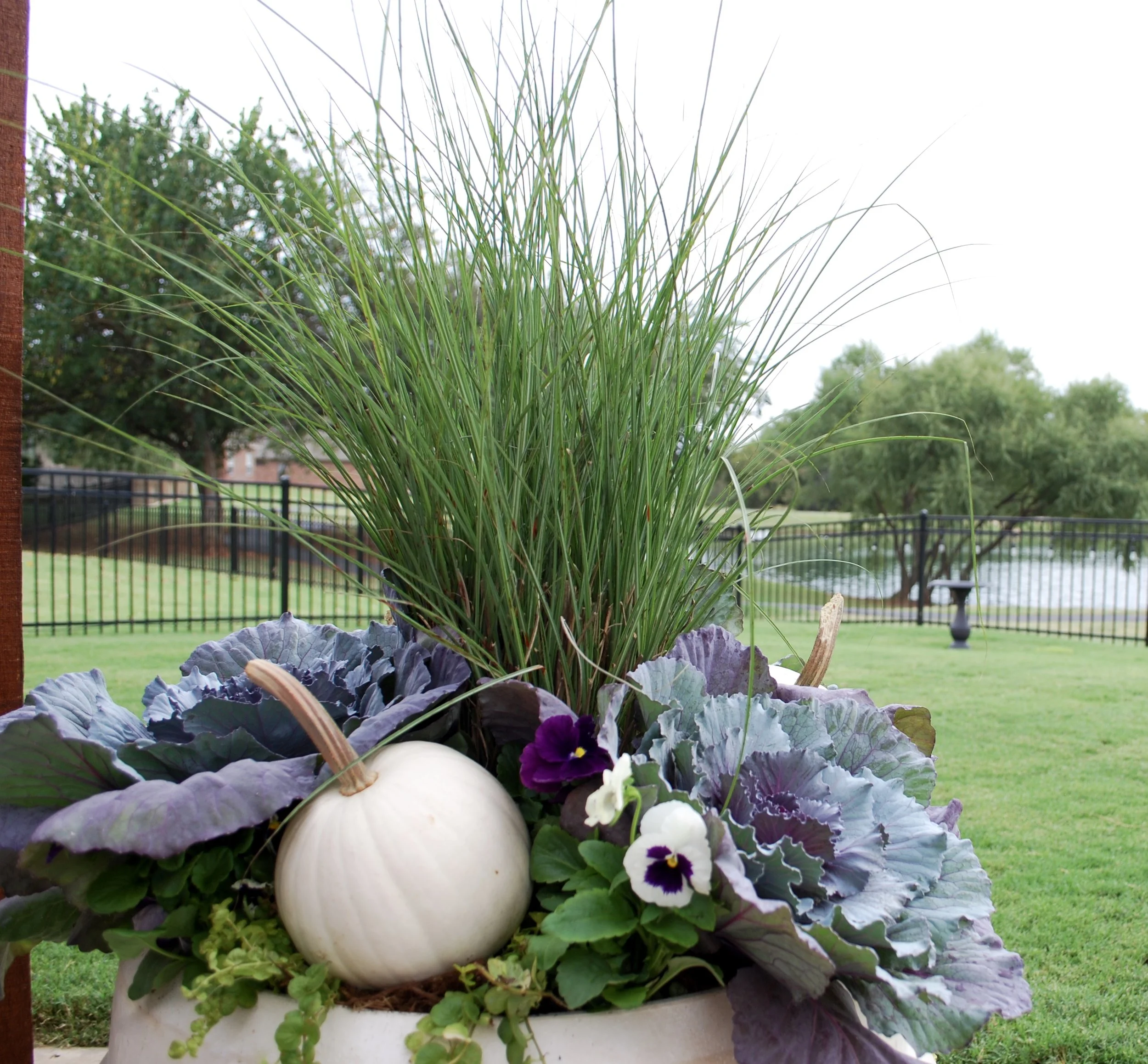 Color Palettes for Fall Container Gardens (+ Thanksgiving Centerpieces)