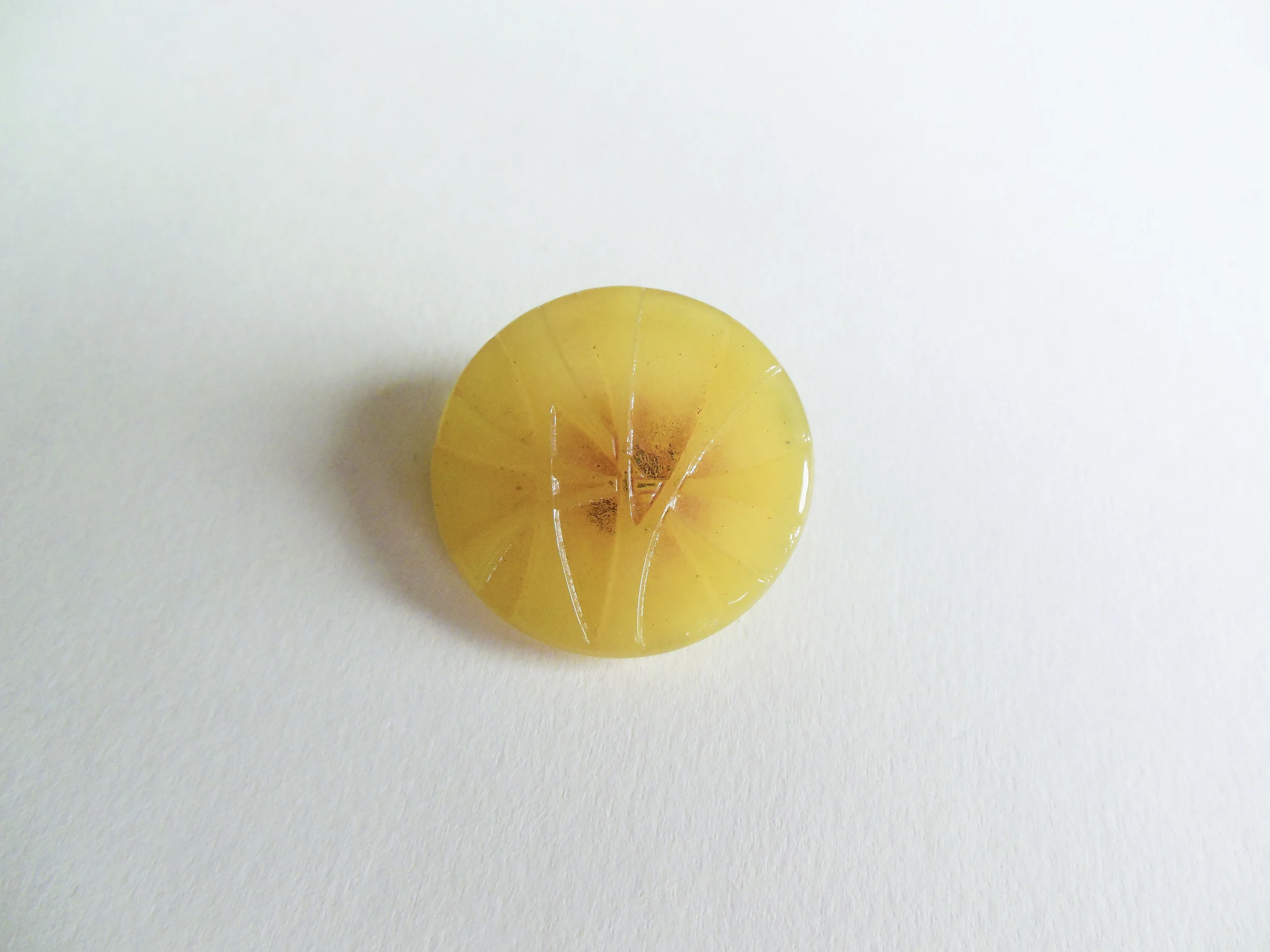 Czech Glass-Rare Yellow Color