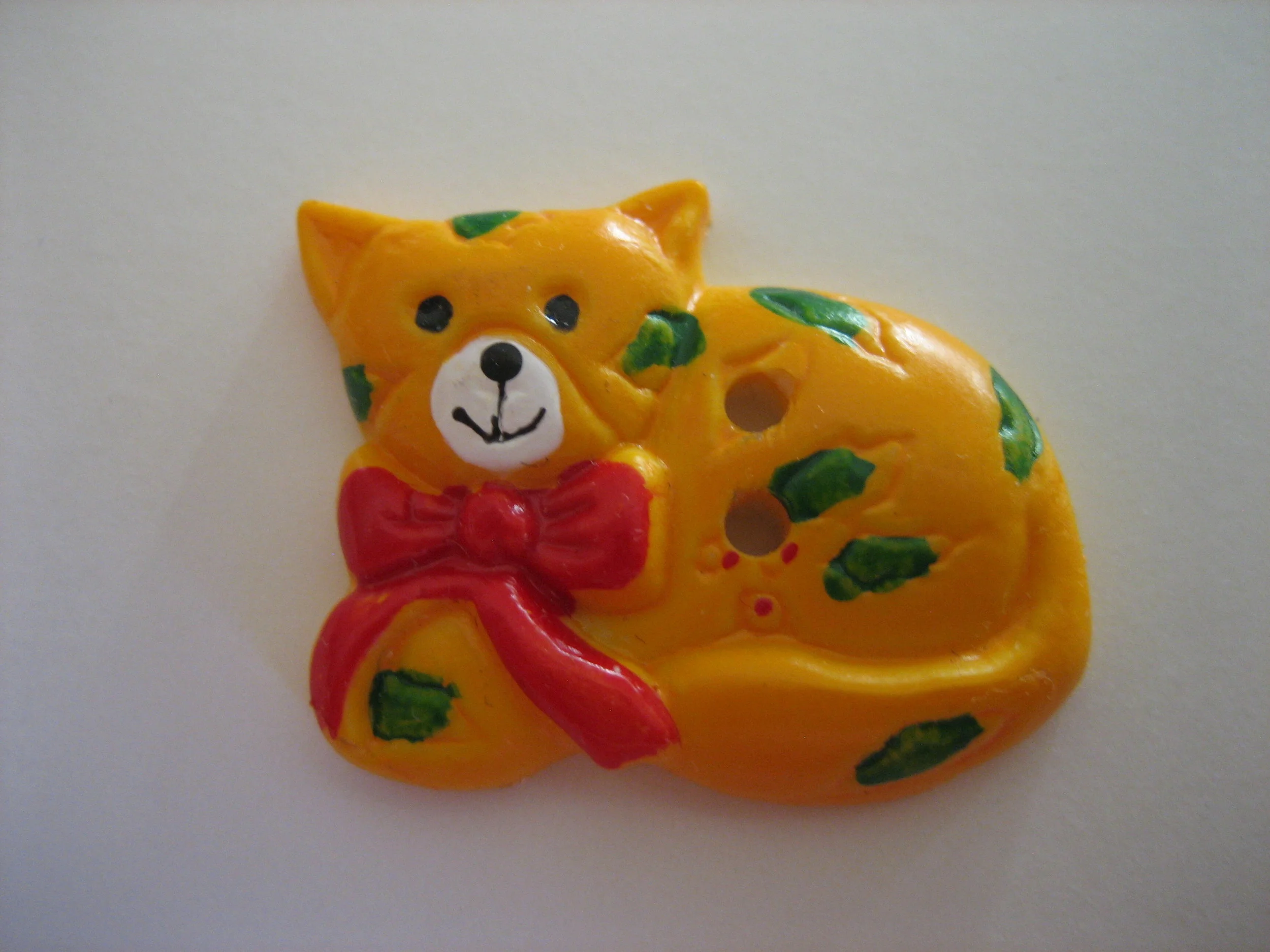 Purr-fect Kitty Button