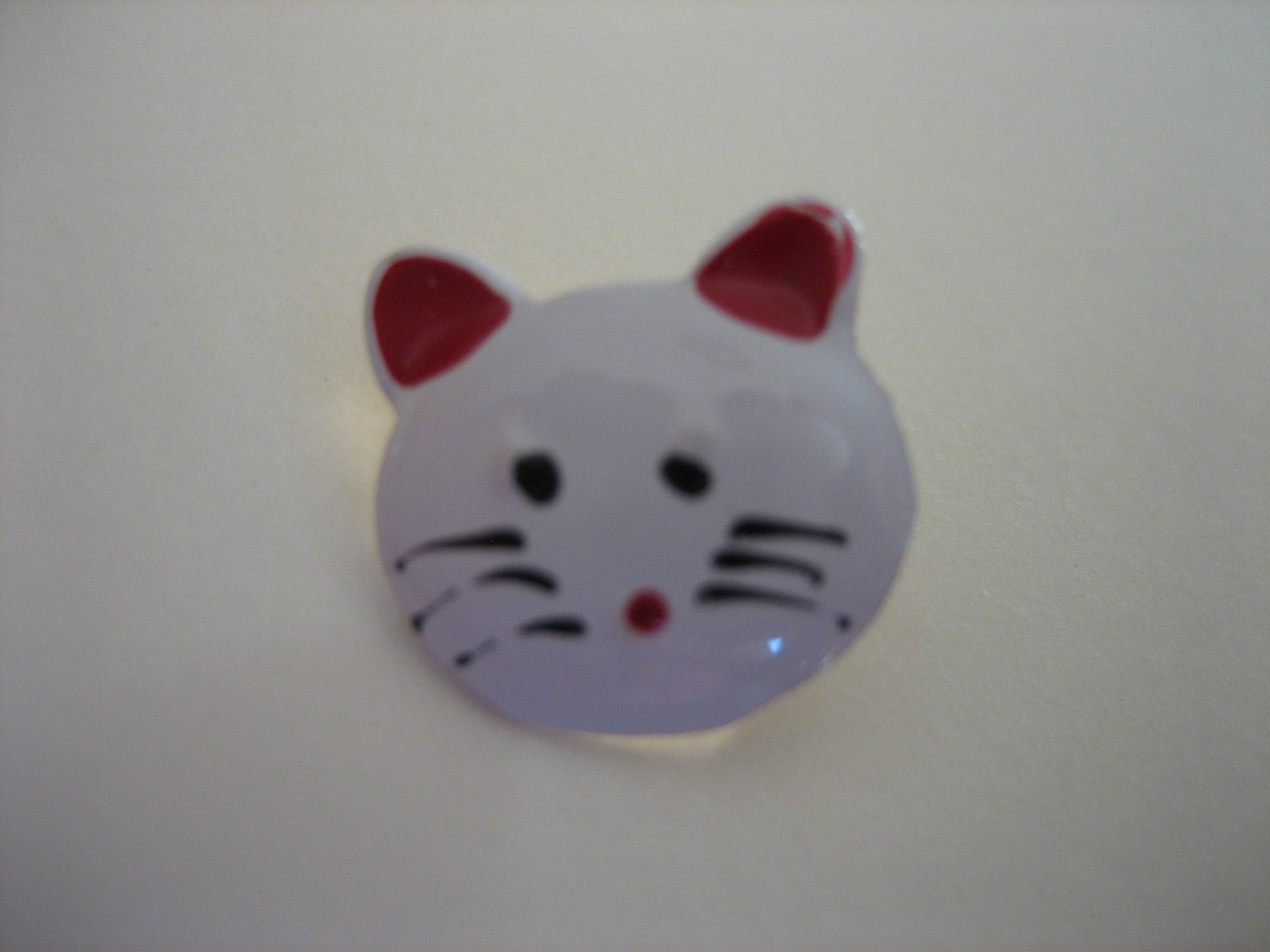 Frisky Kitty Button