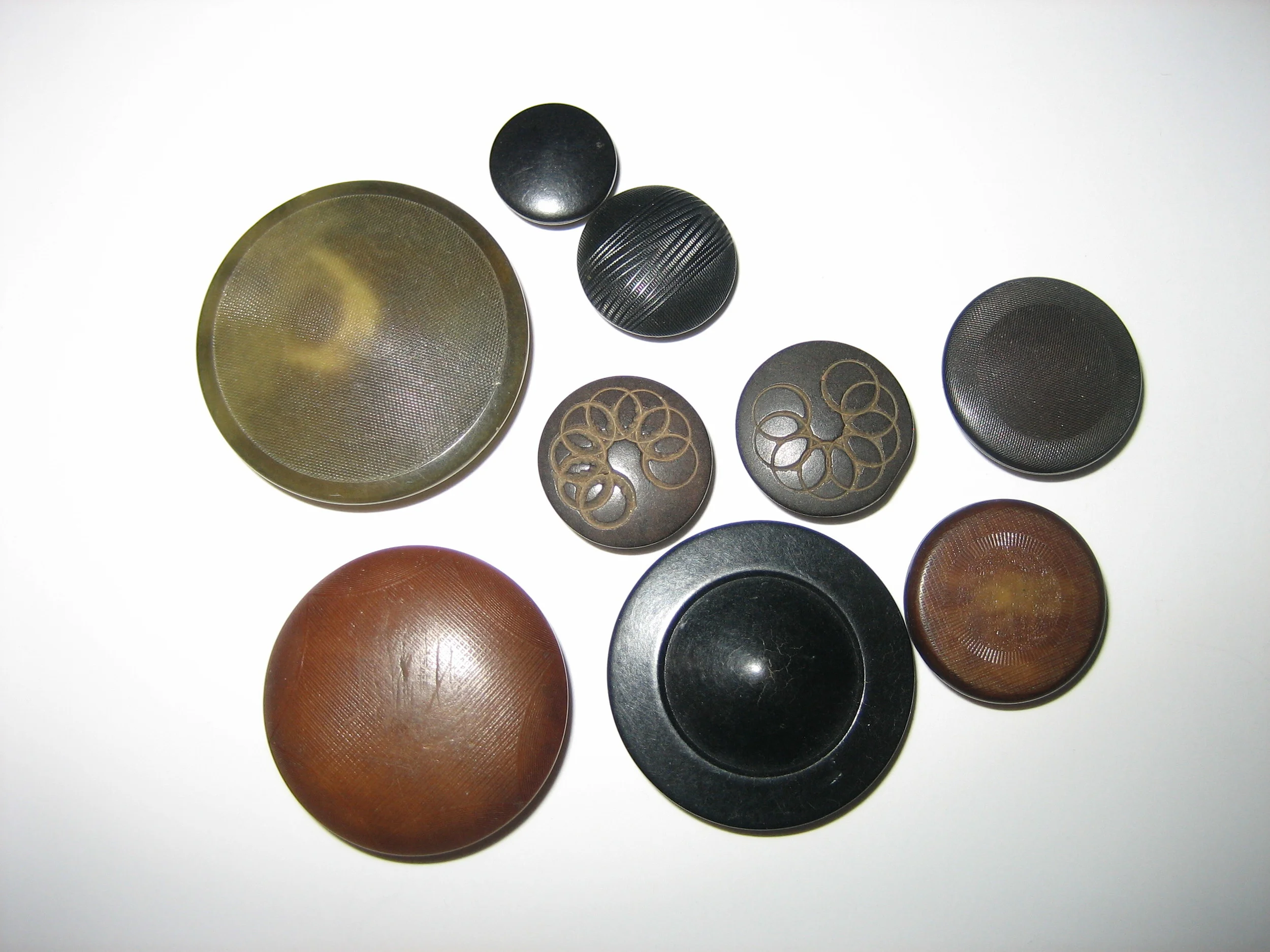Earthy Vegetable Ivory Buttons