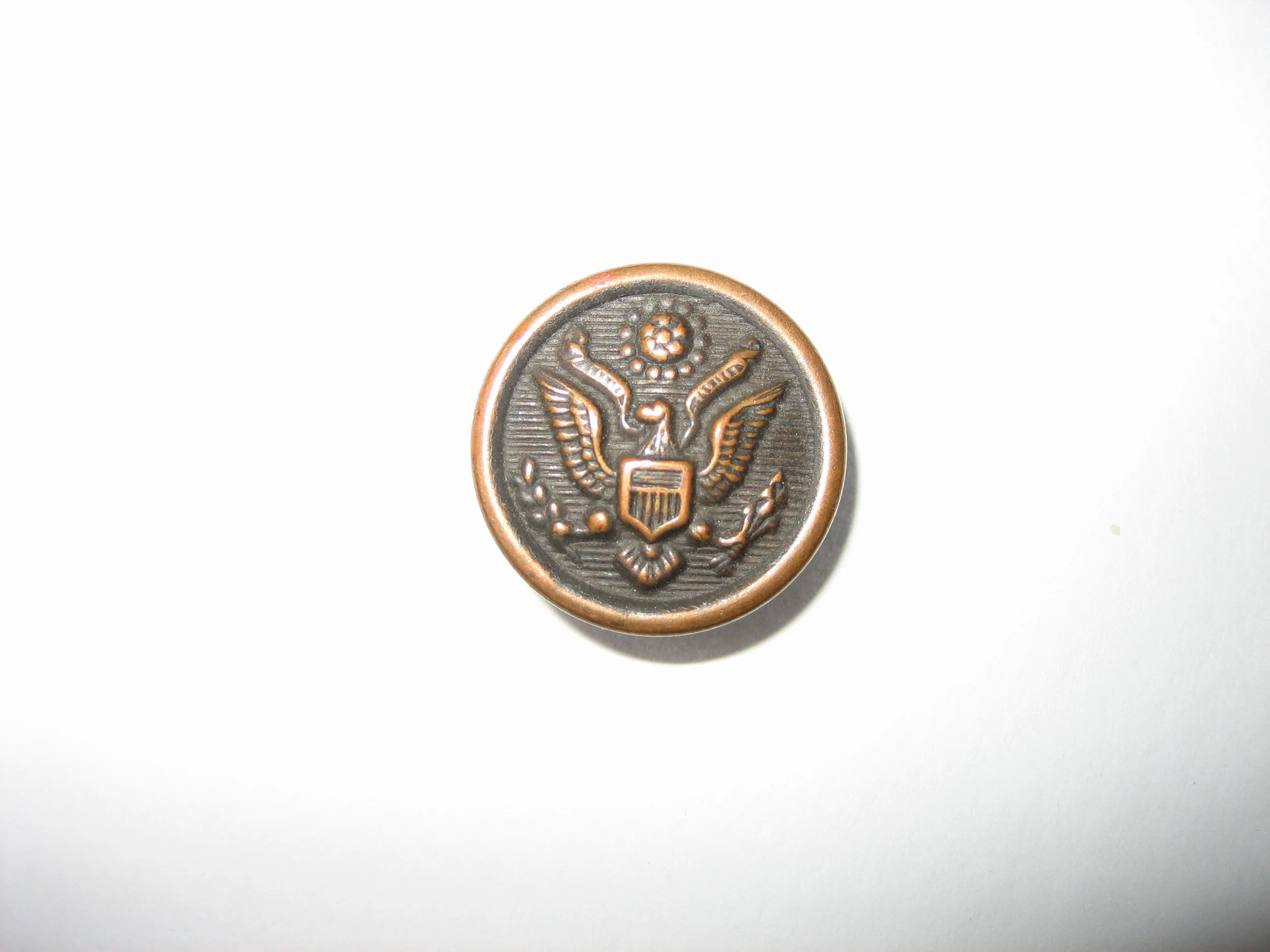 US General Services Blackened-Copper Button
