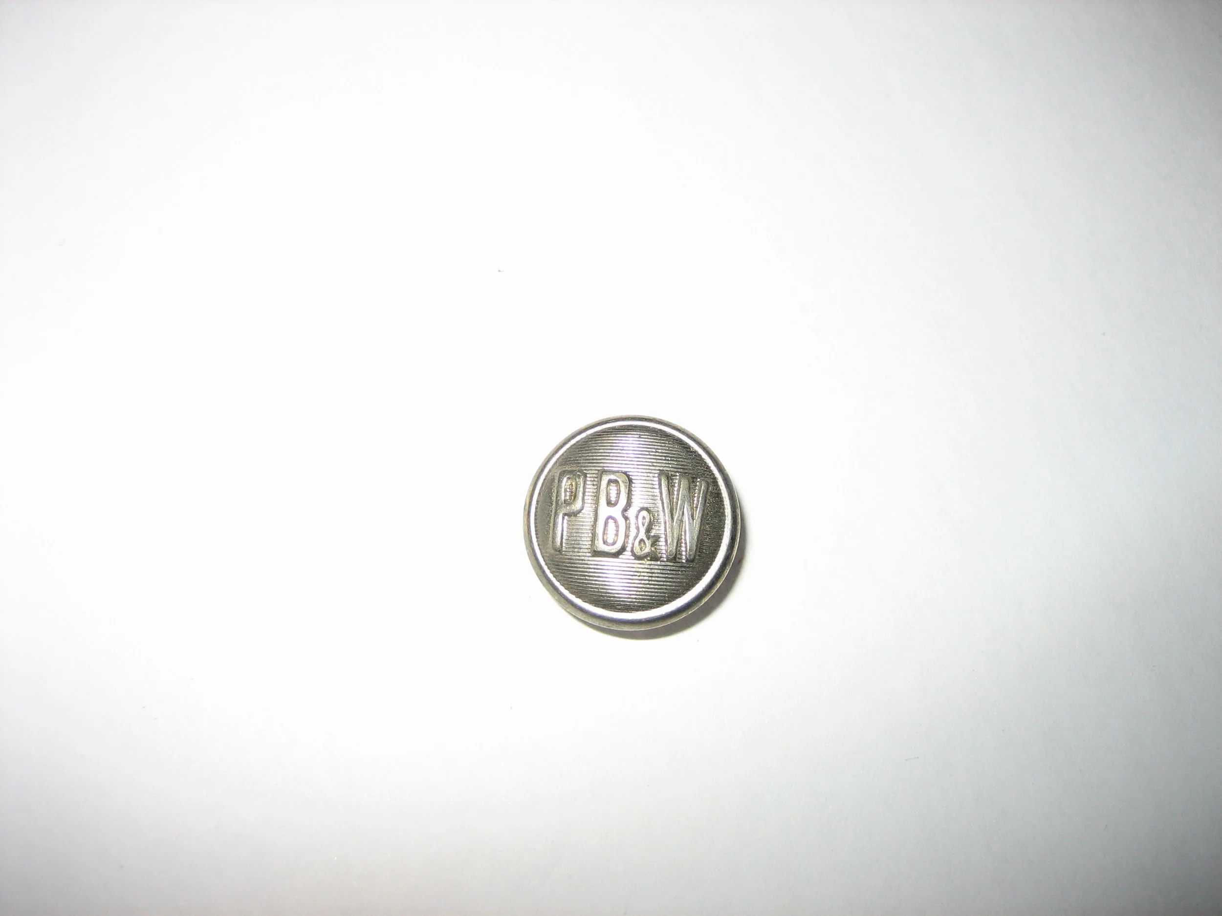 Philidelphia, Baltimore & Washington Button