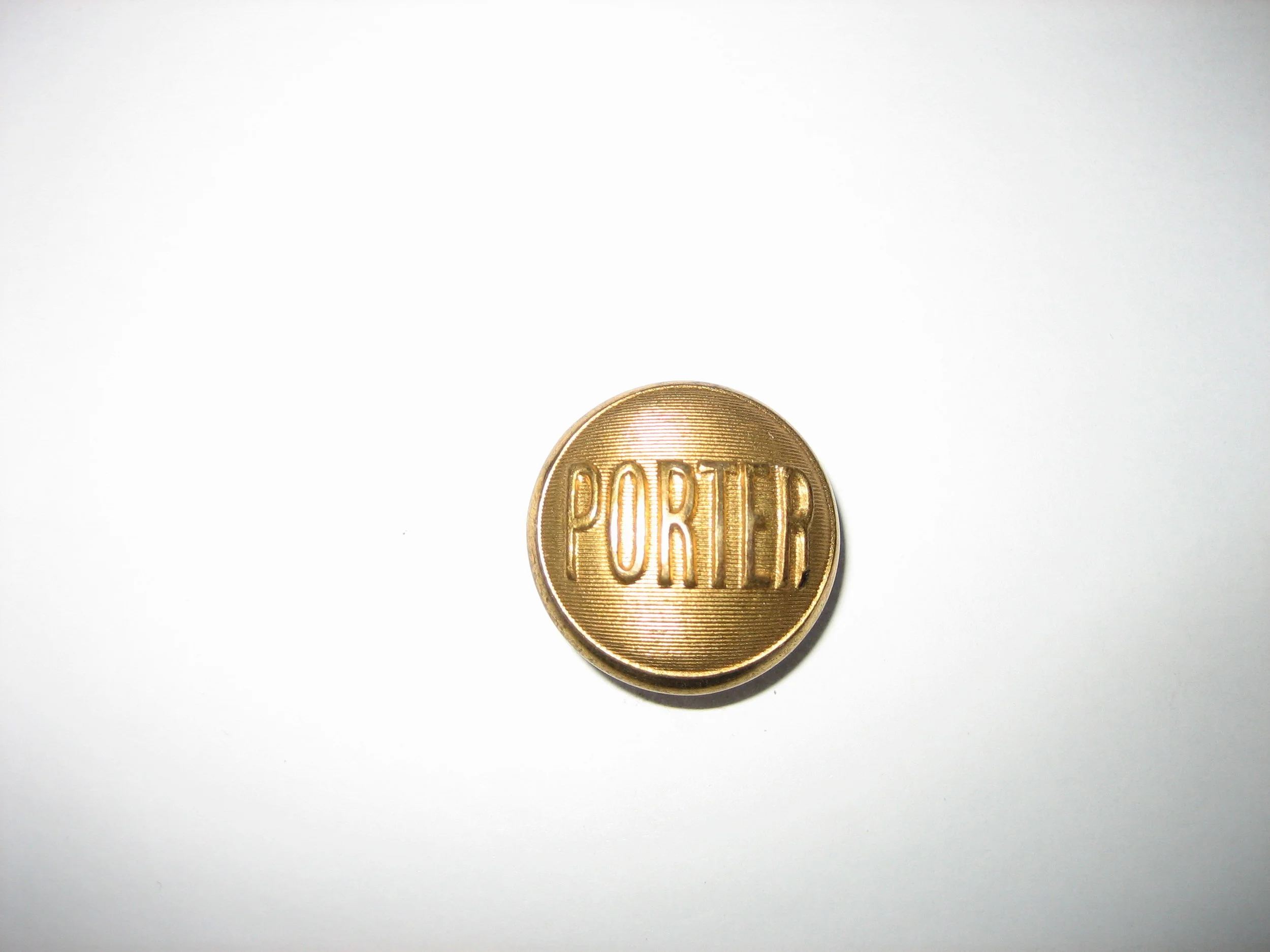 Porter Railroad Button