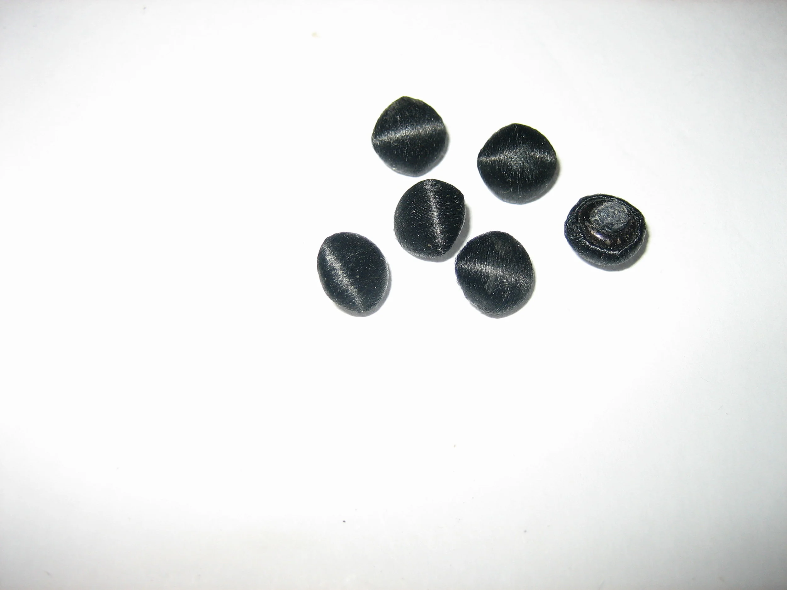 Petite Black Satin Set of 6