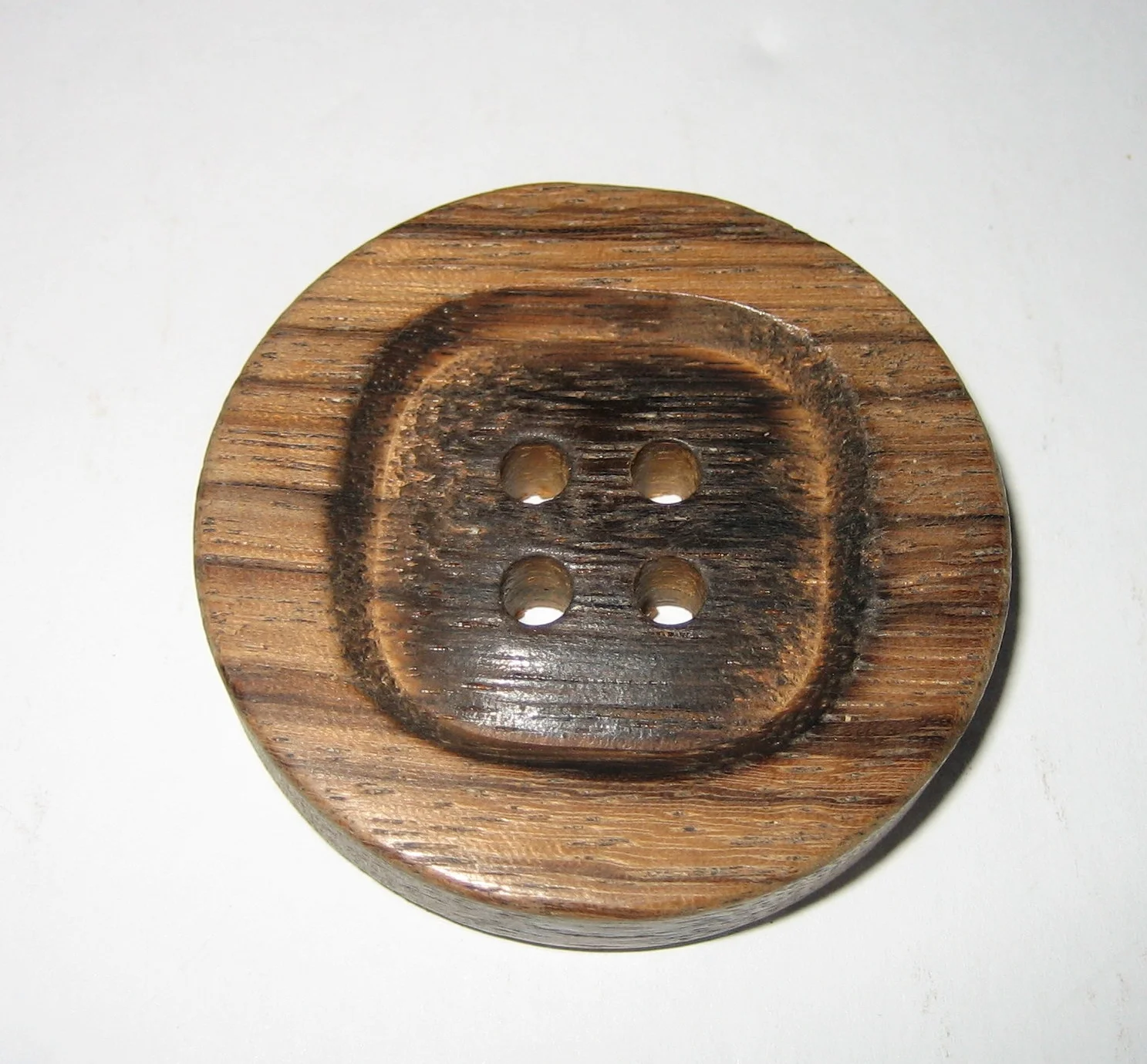 Burnished Zebra Wood Extra Large — 183 Vintage Buttons