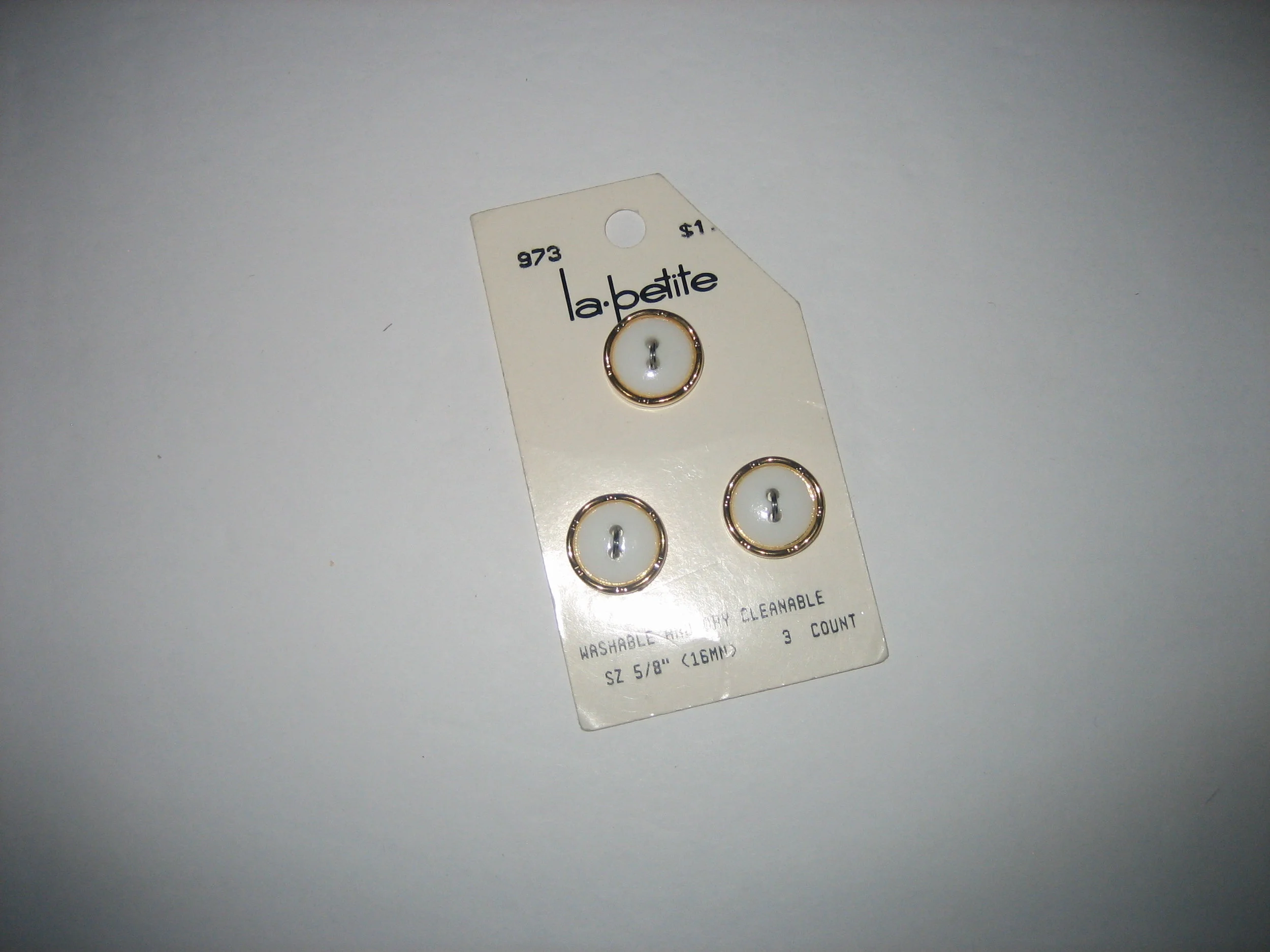 White and Gold Petites