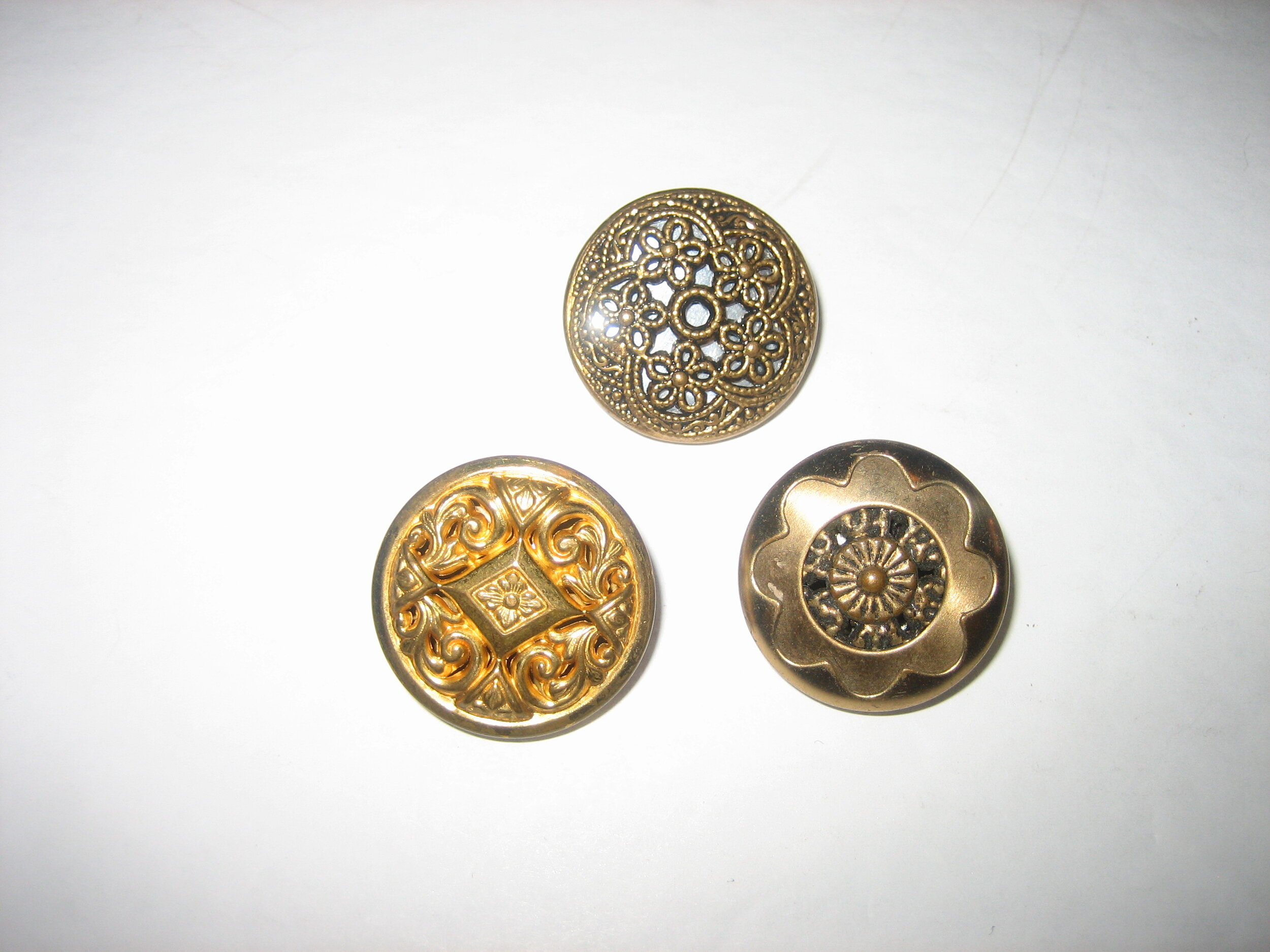 Brass Mirror Back Trio