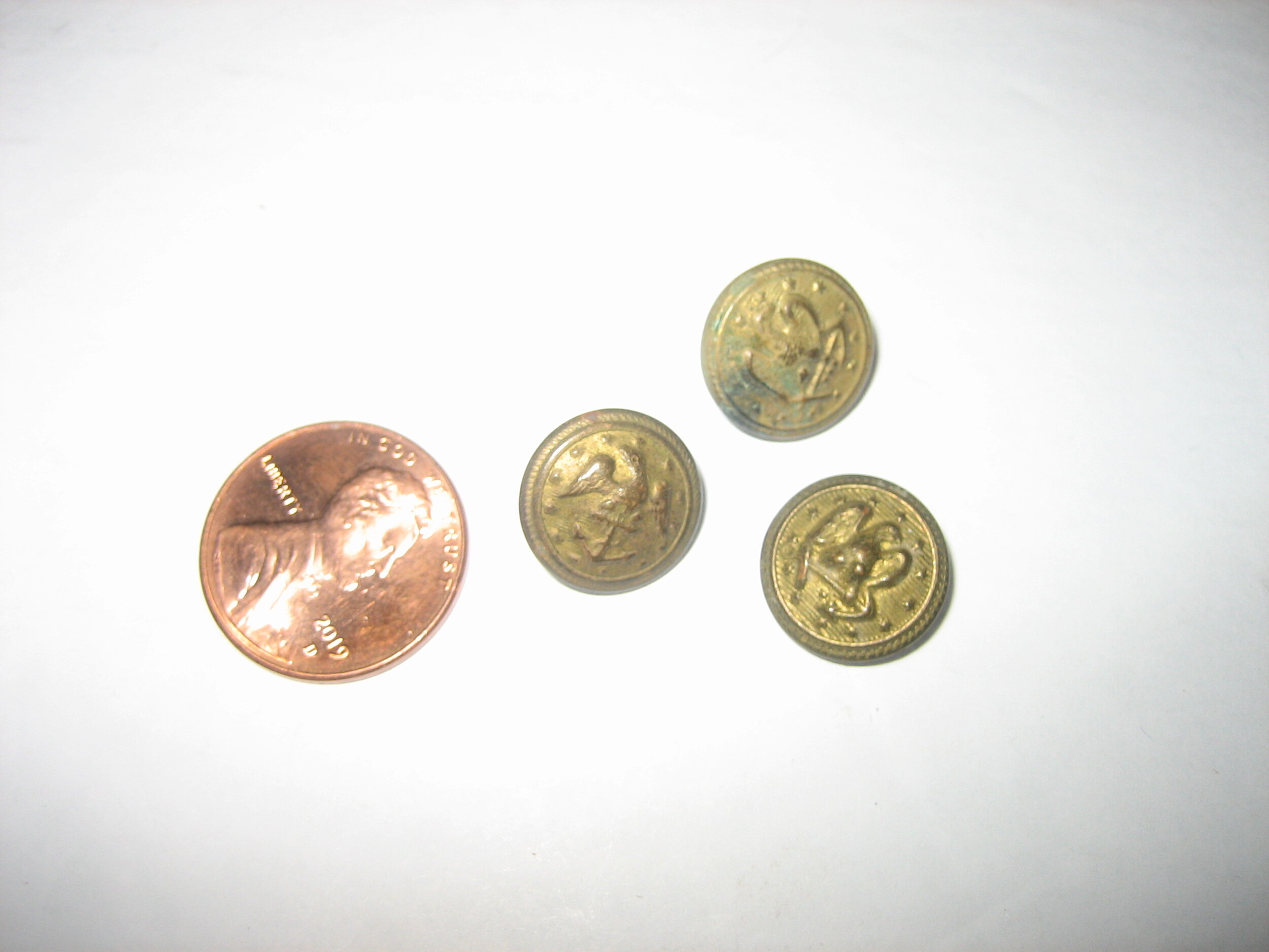 Petite US Navy Eagle Buttons