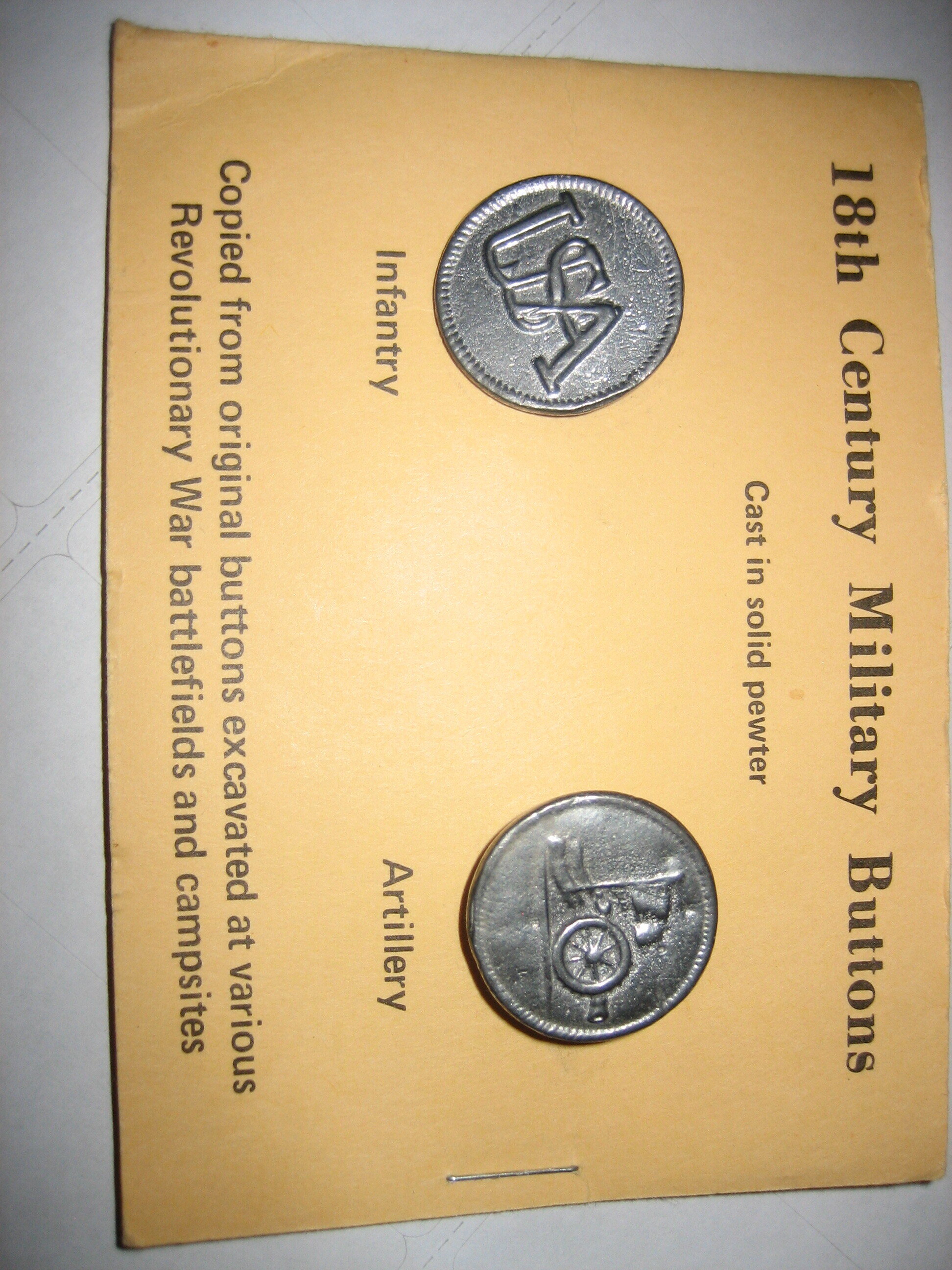 18th Century Reenactor Buttons