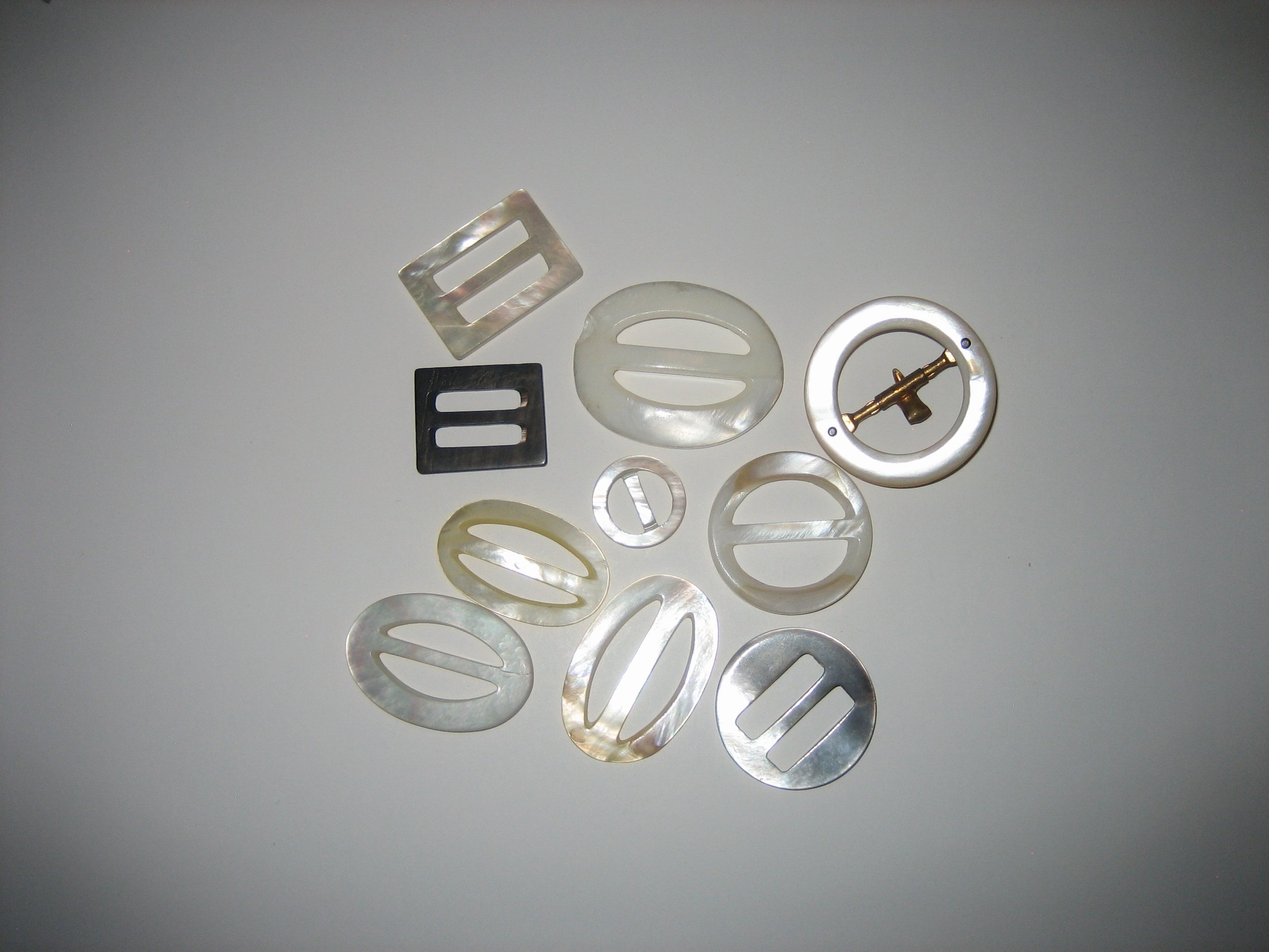 Mother-of-Pearl Buckles Galore