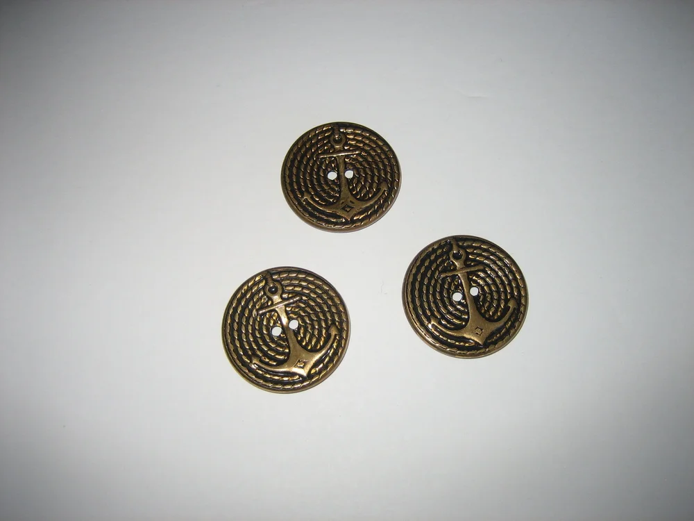 Metal - 2 and 4 hole — 183 Vintage Buttons
