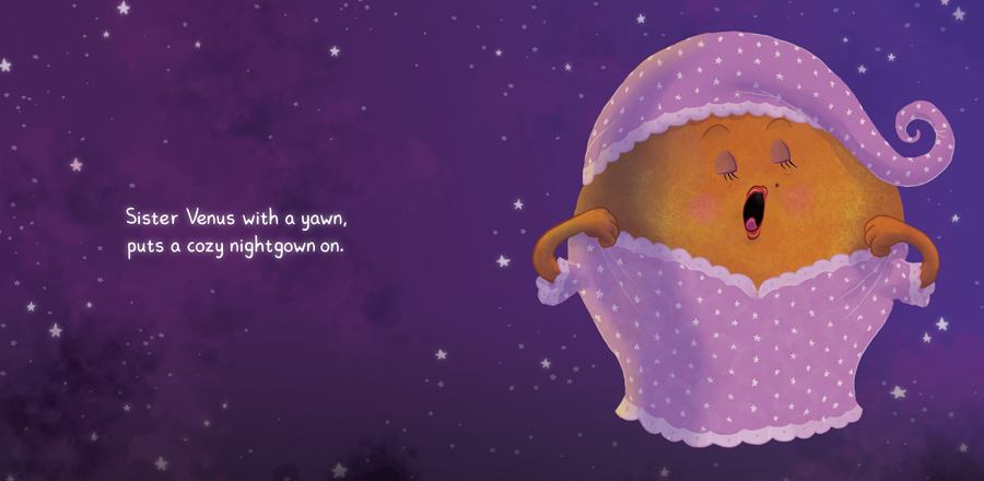 Sleepy Solar System Blue Manatee Press